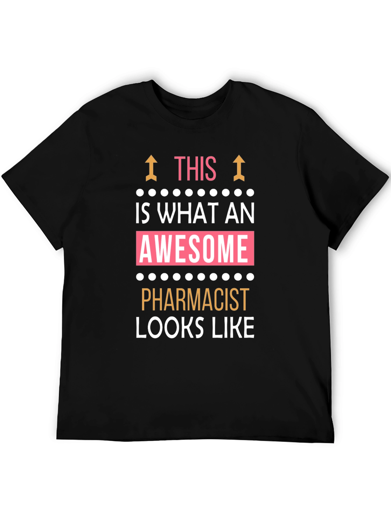 Black Awesome Pharmacist T-Shirt - Funny Gift! view 5