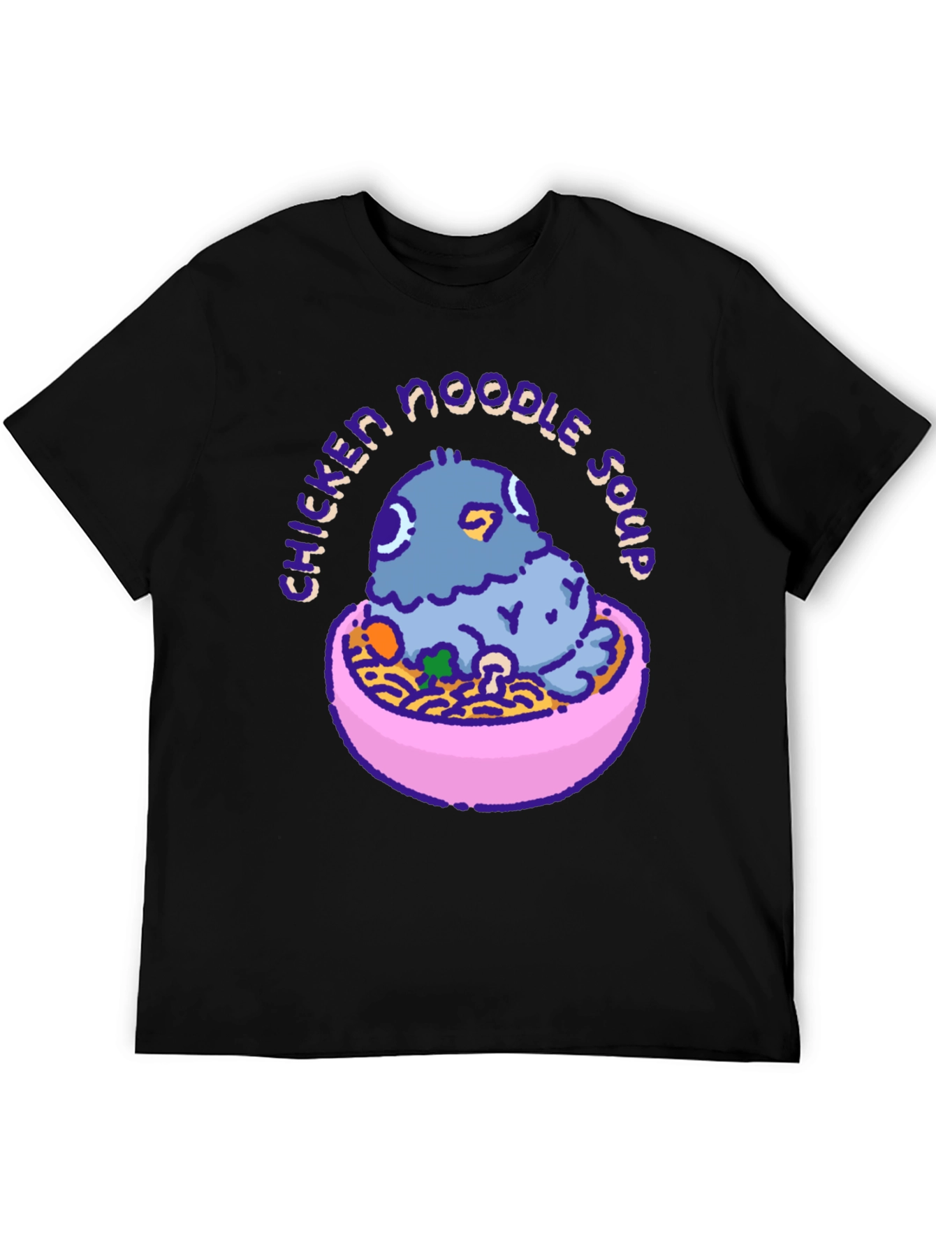 Black Chicken Noodle Soup Pigeon T-Shirt view 5