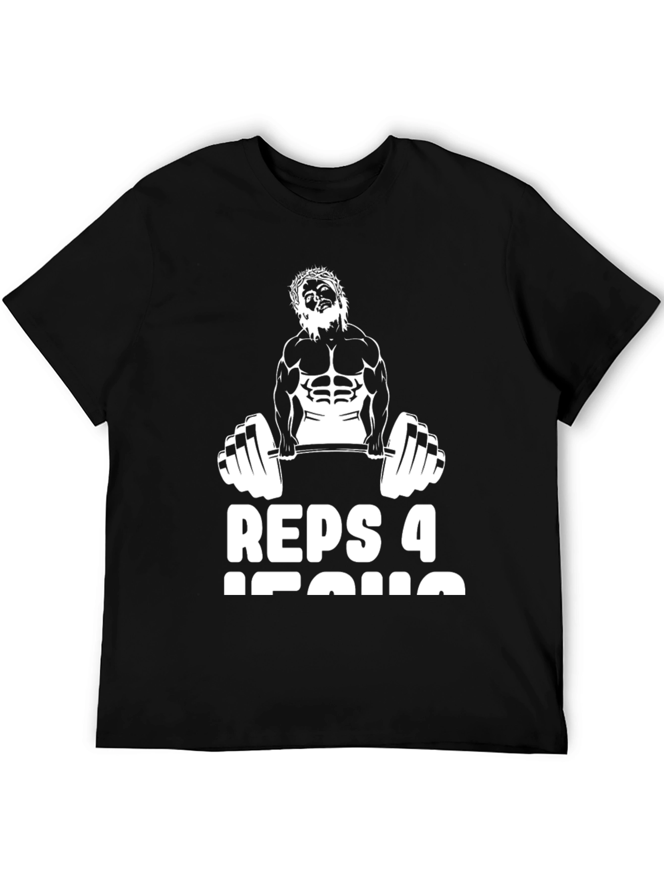 Black Reps 4 Jesus Black T-Shirt view 5