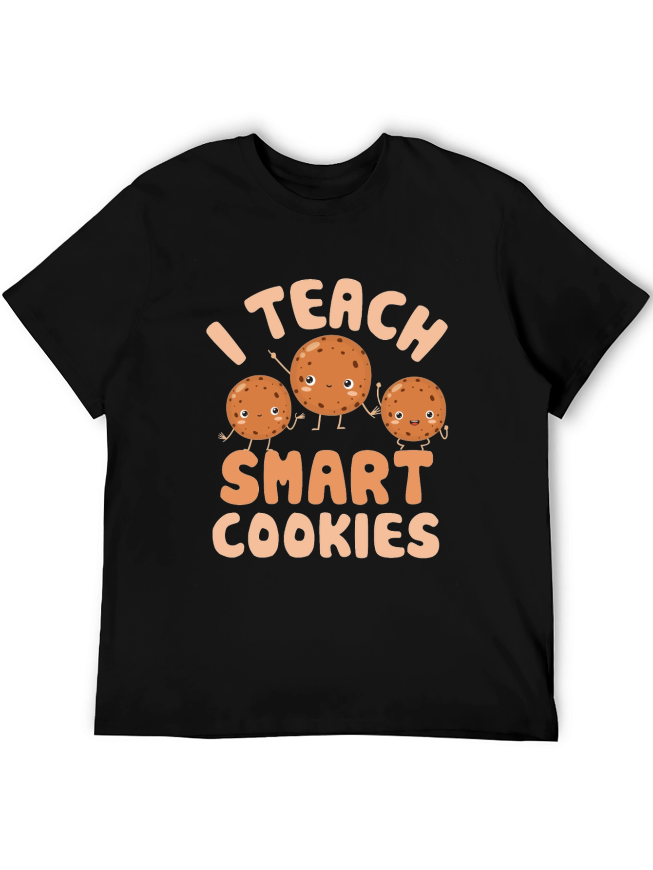 Black I Teach Smart Cookies T-Shirt view 5