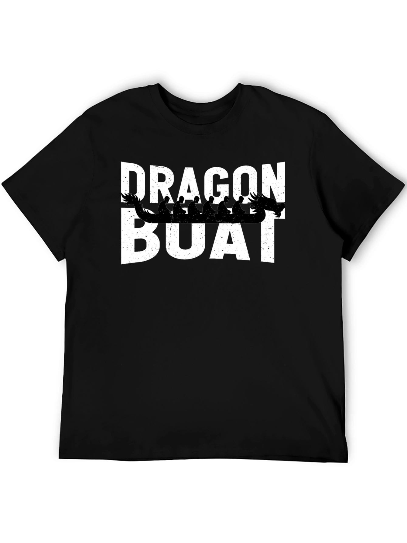 Black Dragon Boat Crew T-Shirt - Black view 5