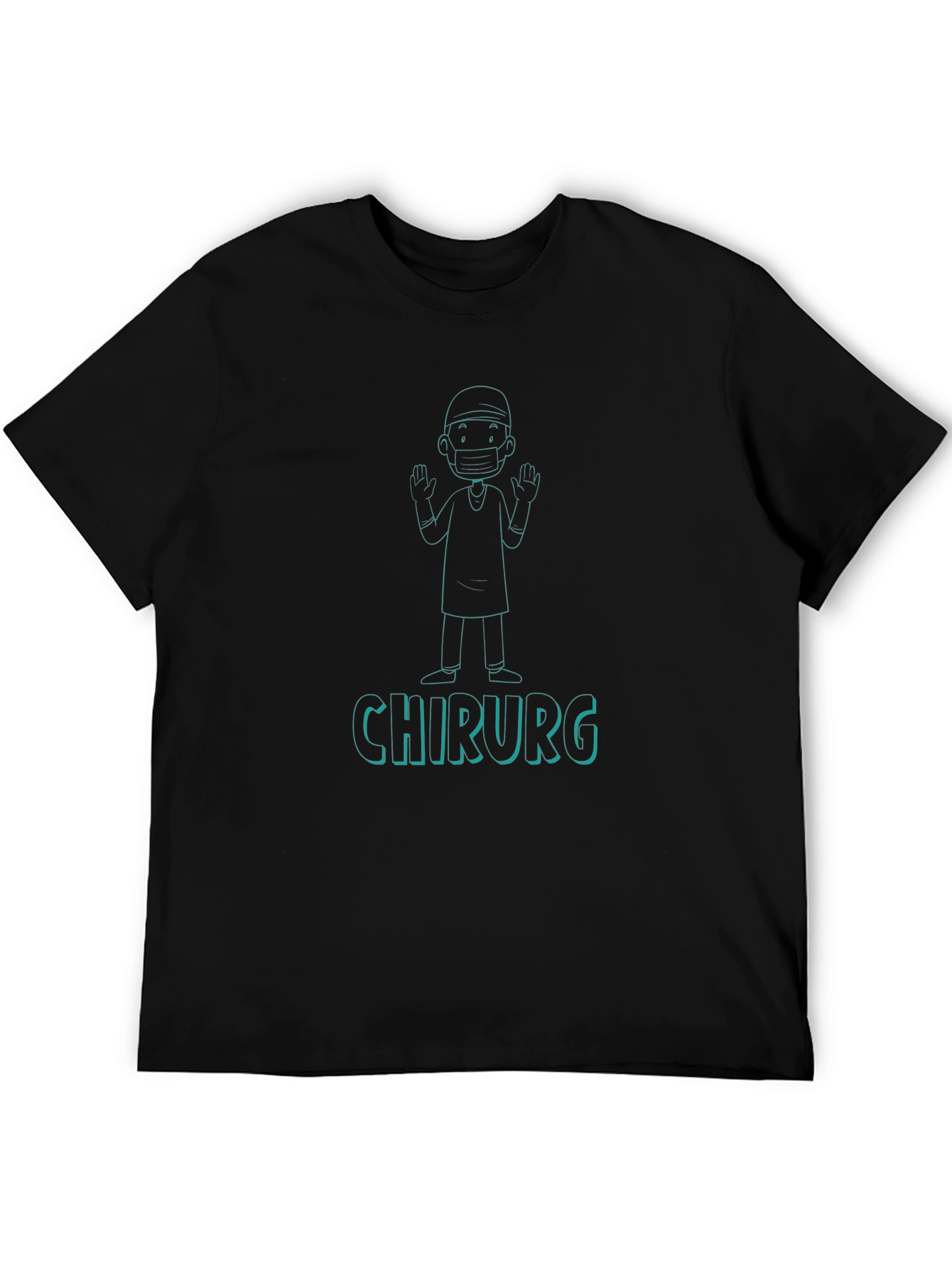 Black Surgeon Graphic Tee - Chirug T-Shirt view 5