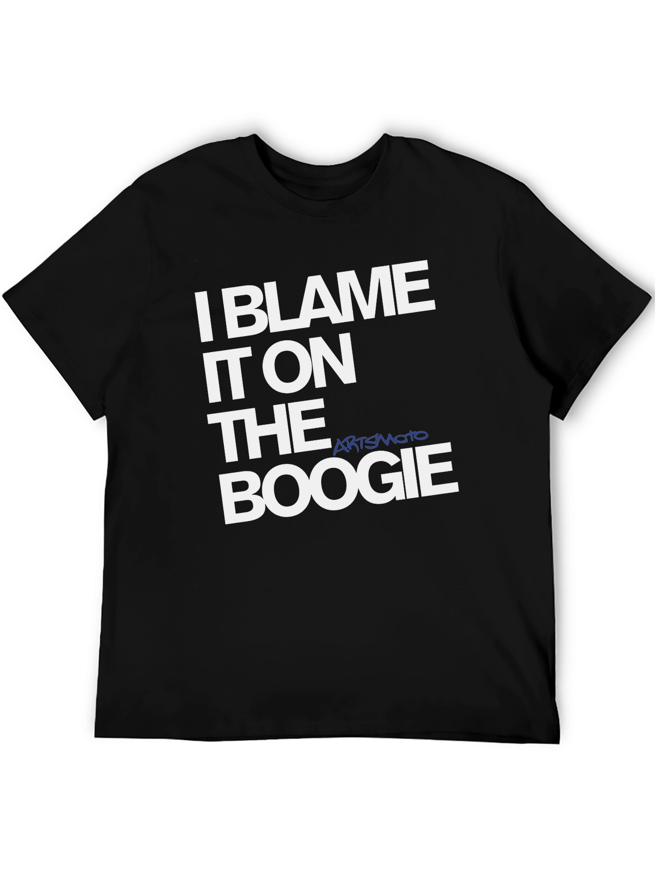 Black I Blame It On The Boogie Black Graphic Tee view 5