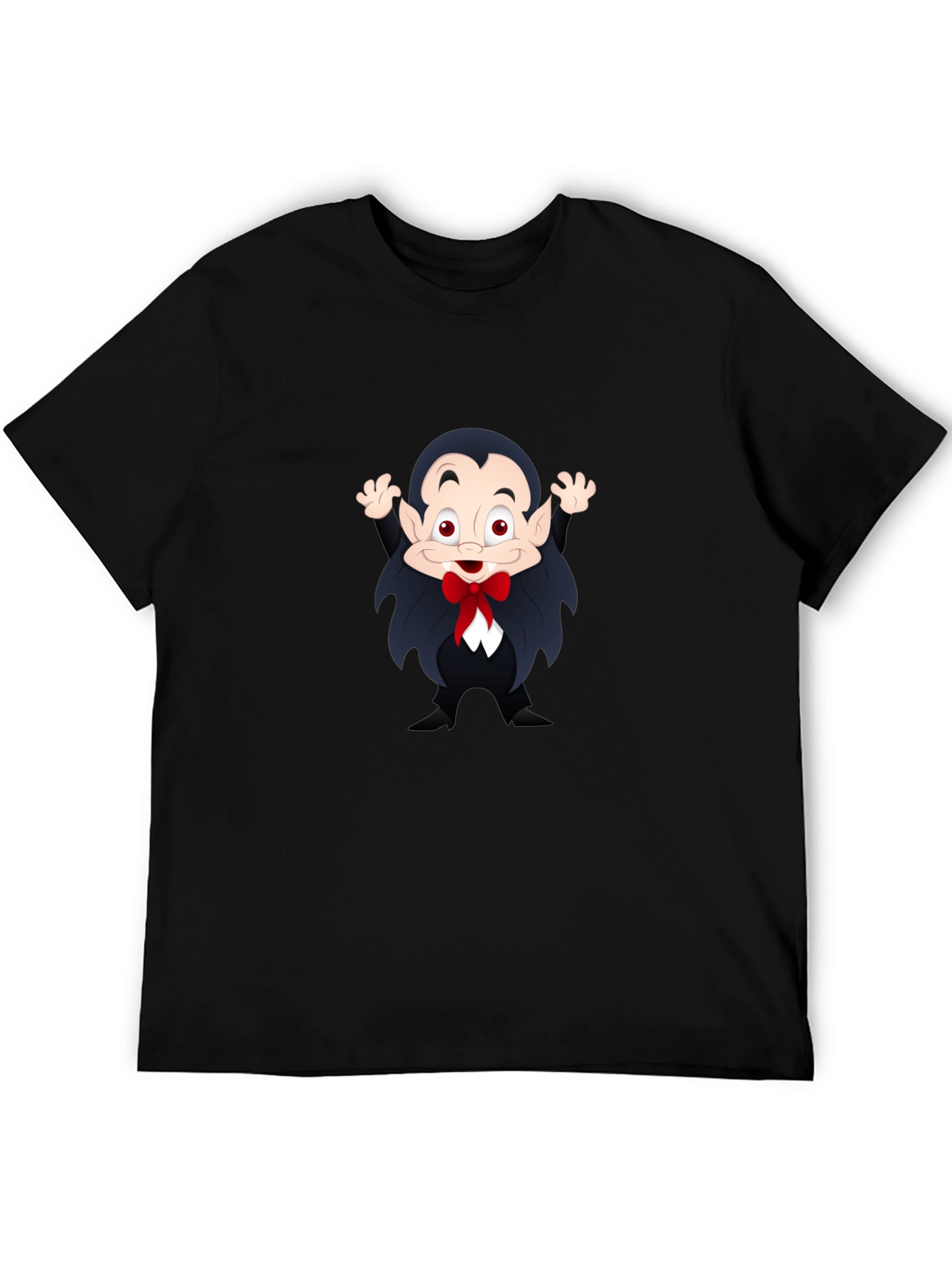 Black Cartoon Vampire T-Shirt view 5