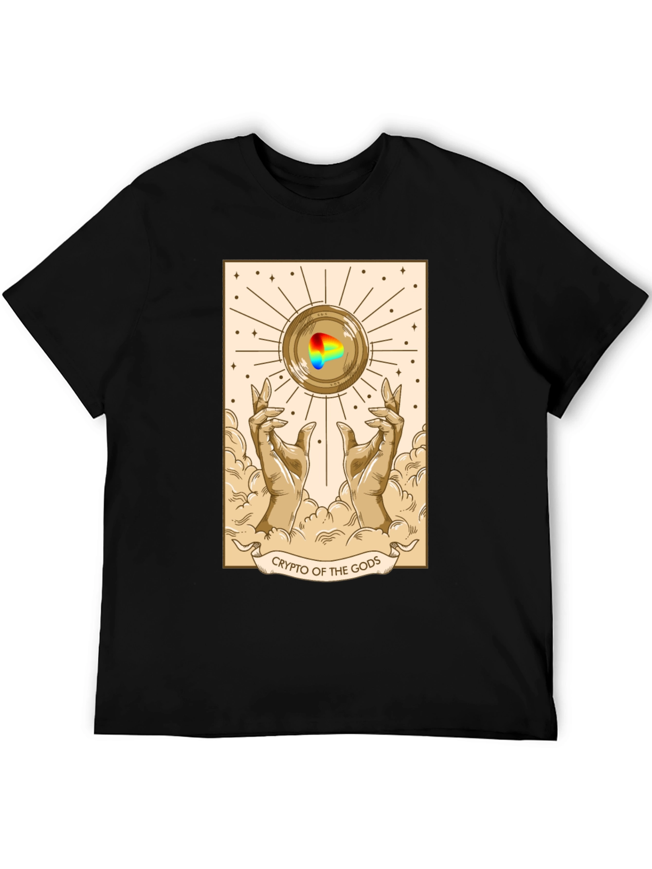 Black Crypto of the Gods T-Shirt - Unique Graphic Tee view 5