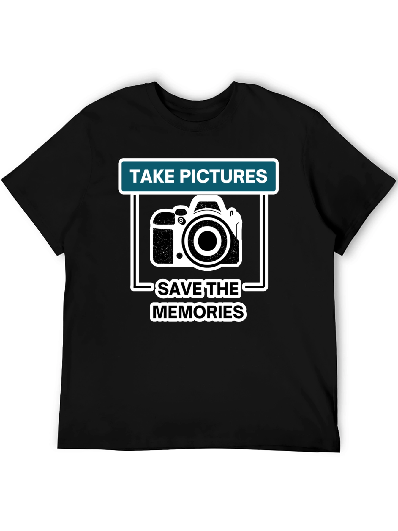 Black Take Pictures Save Memories T-Shirt view 5