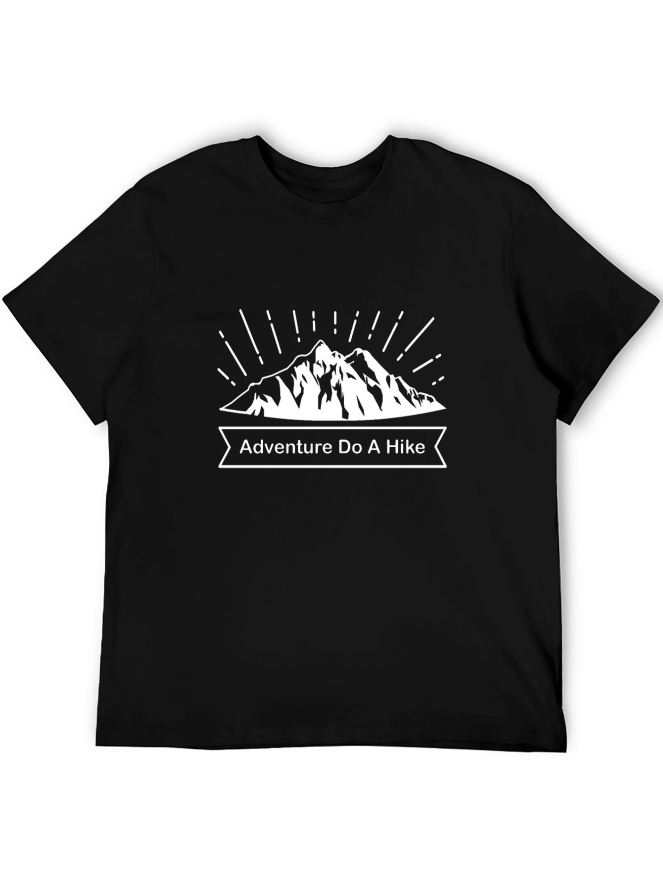 Black Adventure Do A Hike Graphic T-Shirt view 5