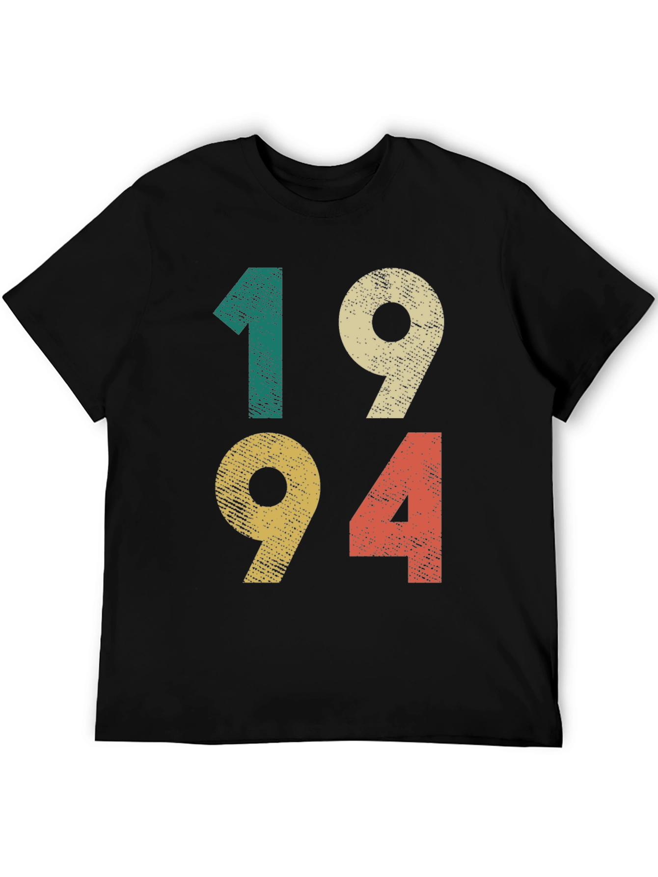 Black Vintage 1994 Graphic Tee - Retro Birthday Shirt view 5
