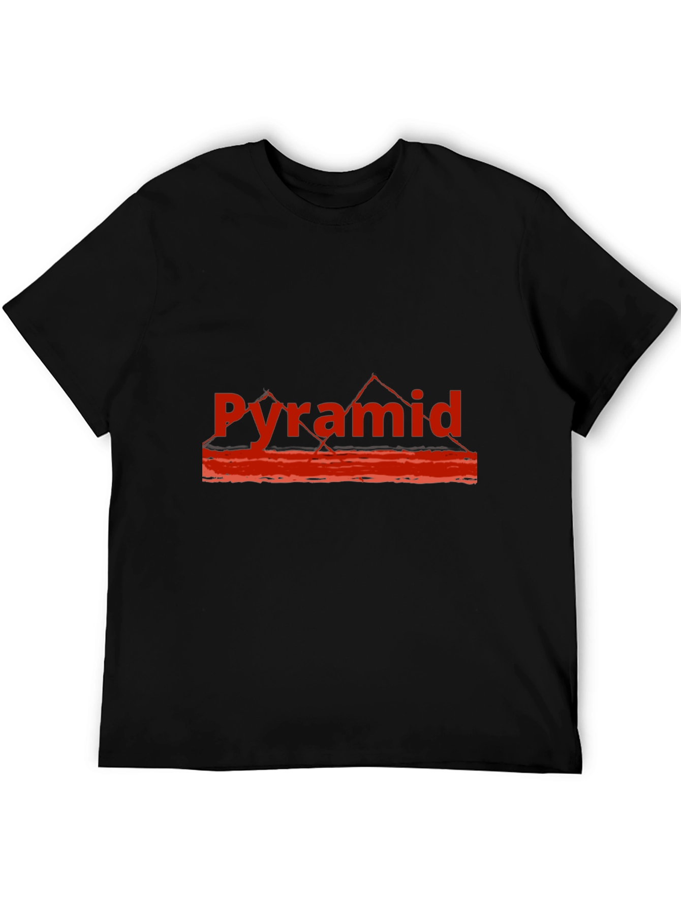 Black Pyramid Graphic Tee - Men's Black T-Shirt view 5