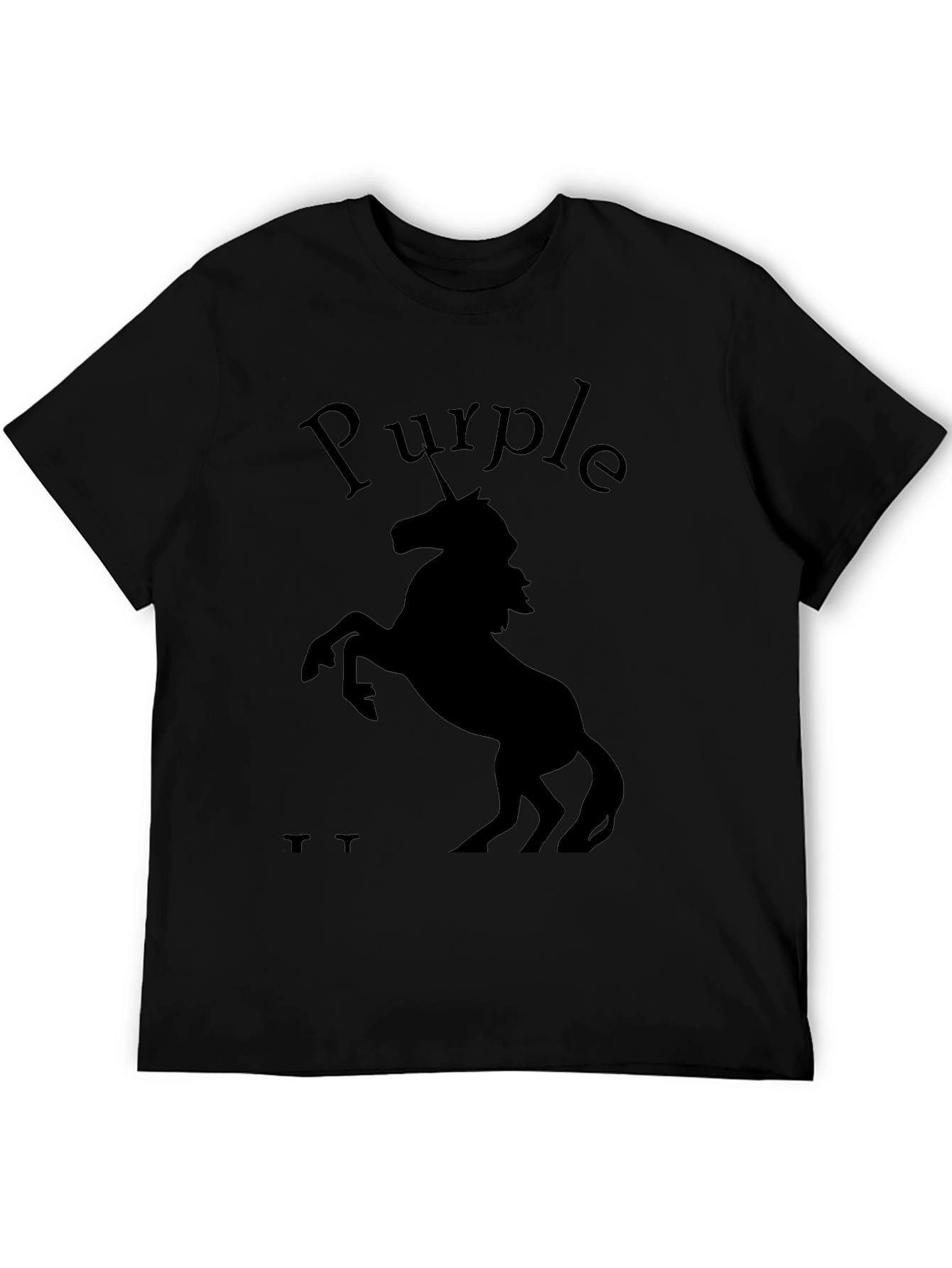 Black Black Unicorn Graphic Tee view 5