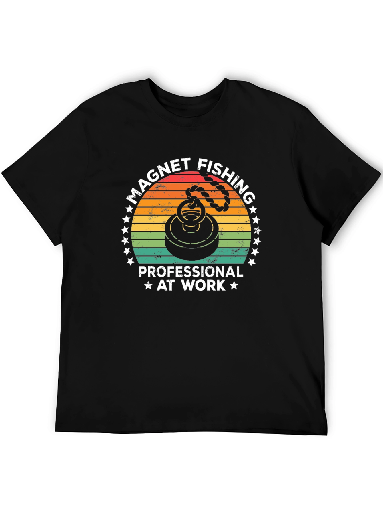 Black Magnet Fishing Pro T-Shirt view 5