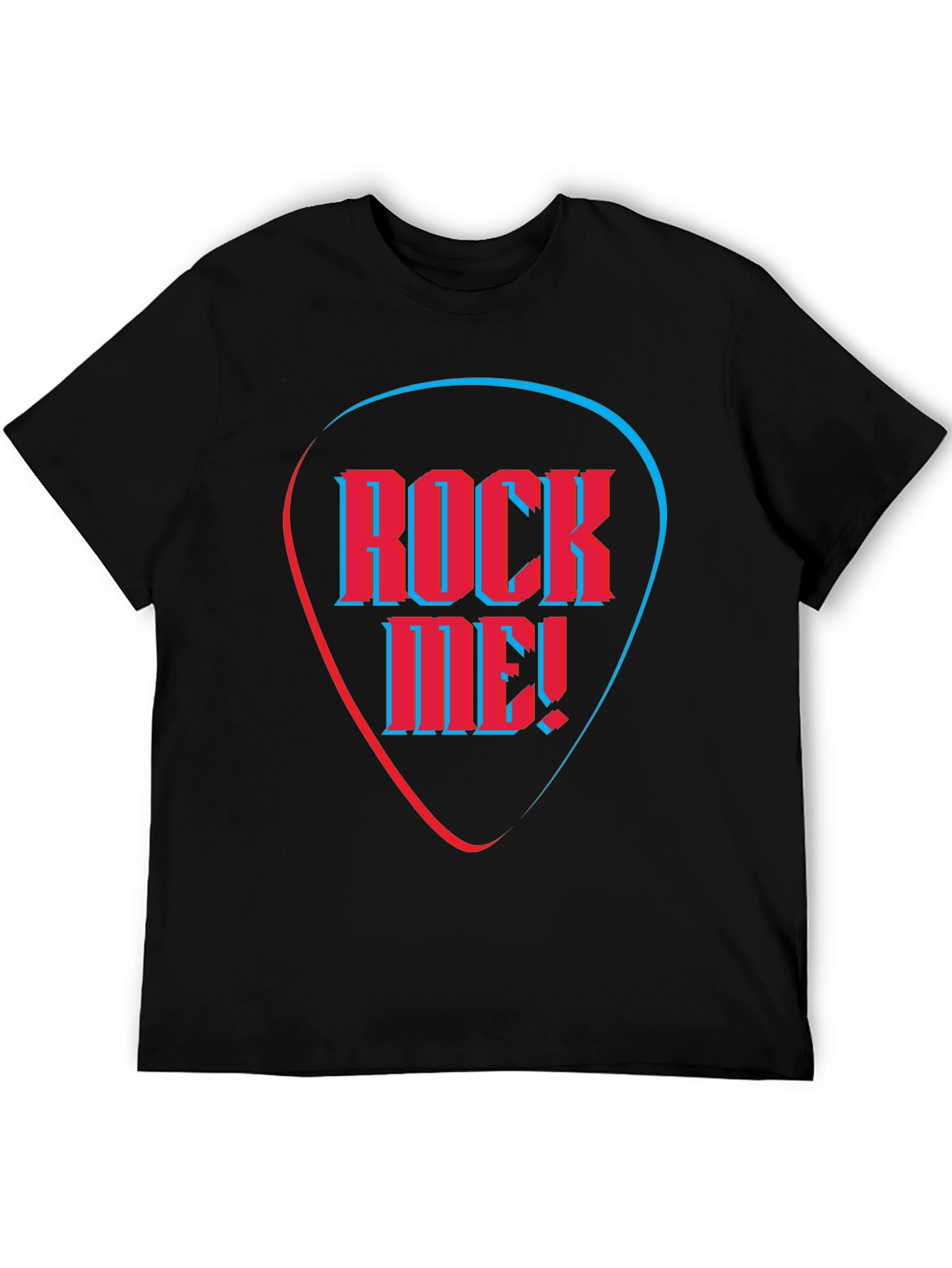 Black Rock Me Graphic Tee - Stylish Musician T-Shirt view 5