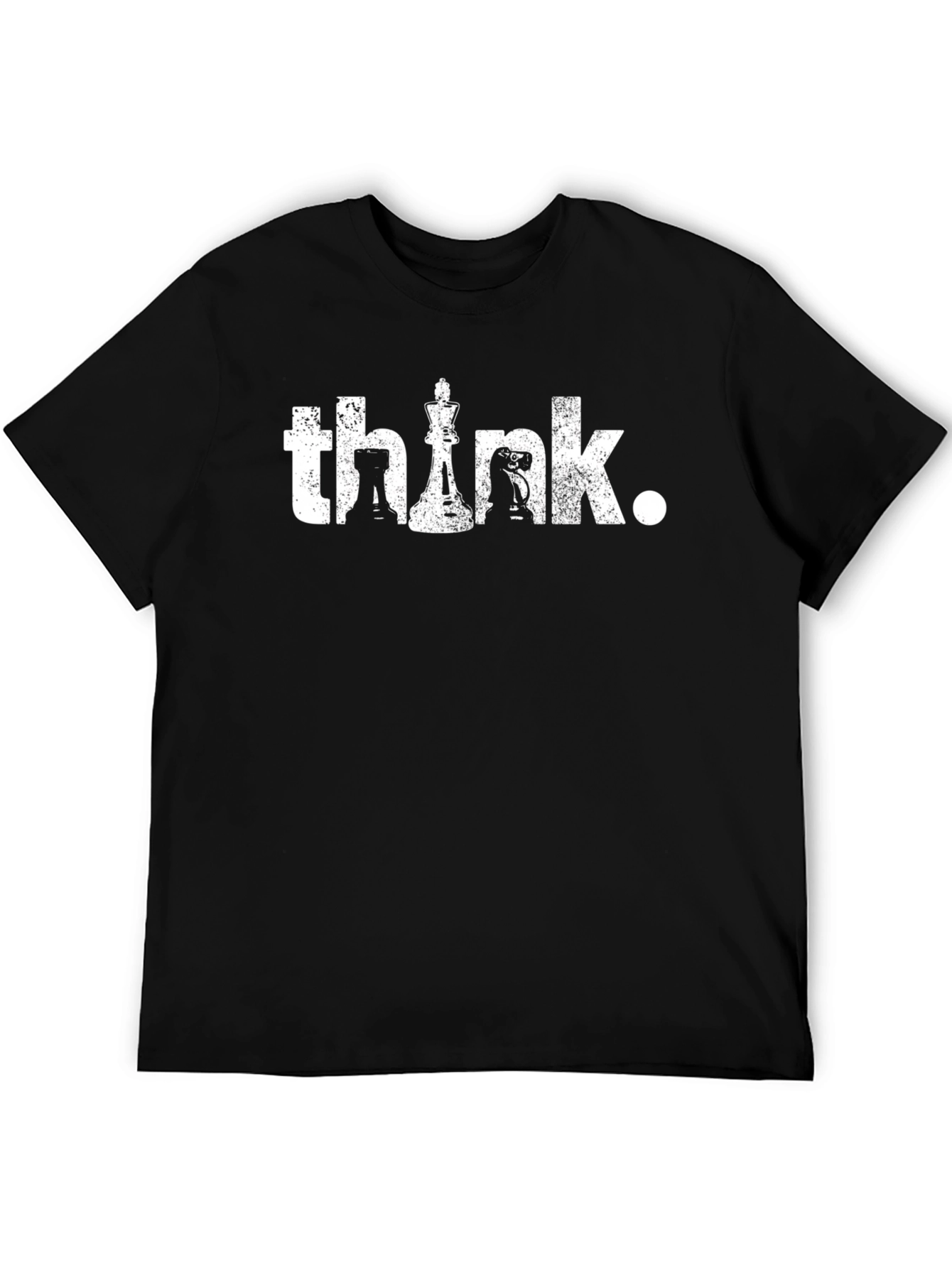 Black Think Chess T-Shirt - Strategic Mind Tee view 5
