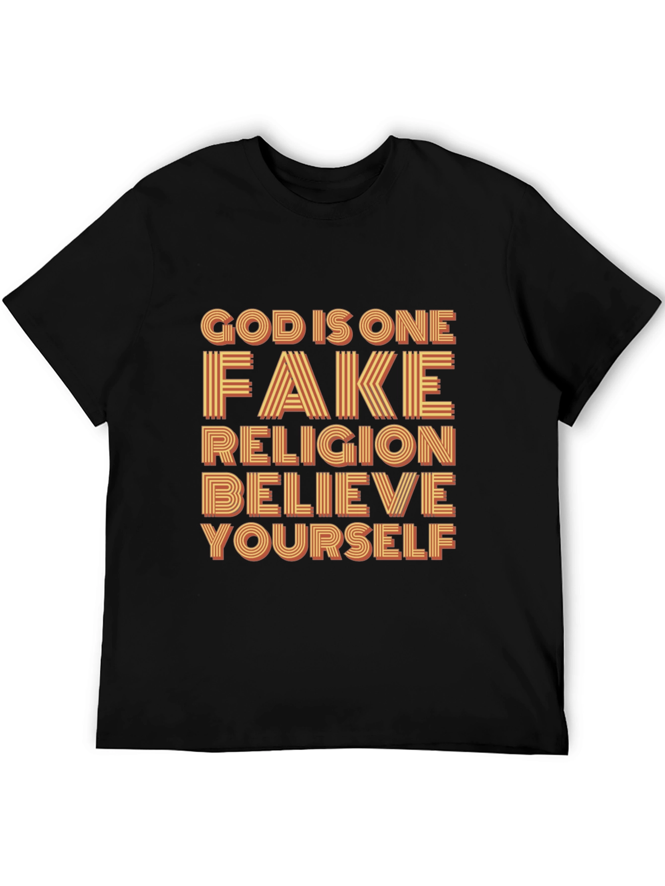 Black God is One T-Shirt Believe Yourself Tee view 5