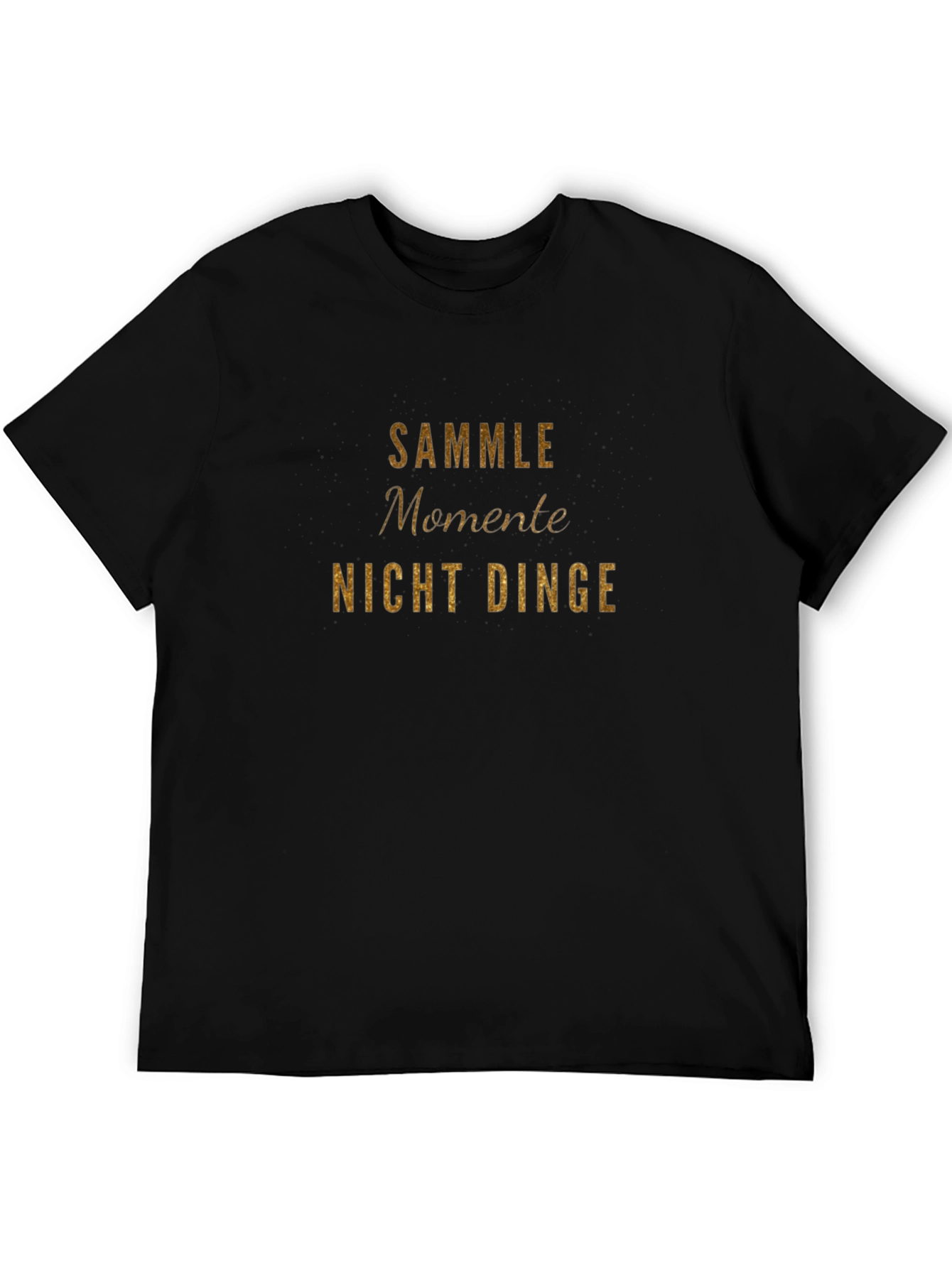 Black Sammle Momente Nicht Dinge T-Shirt view 5