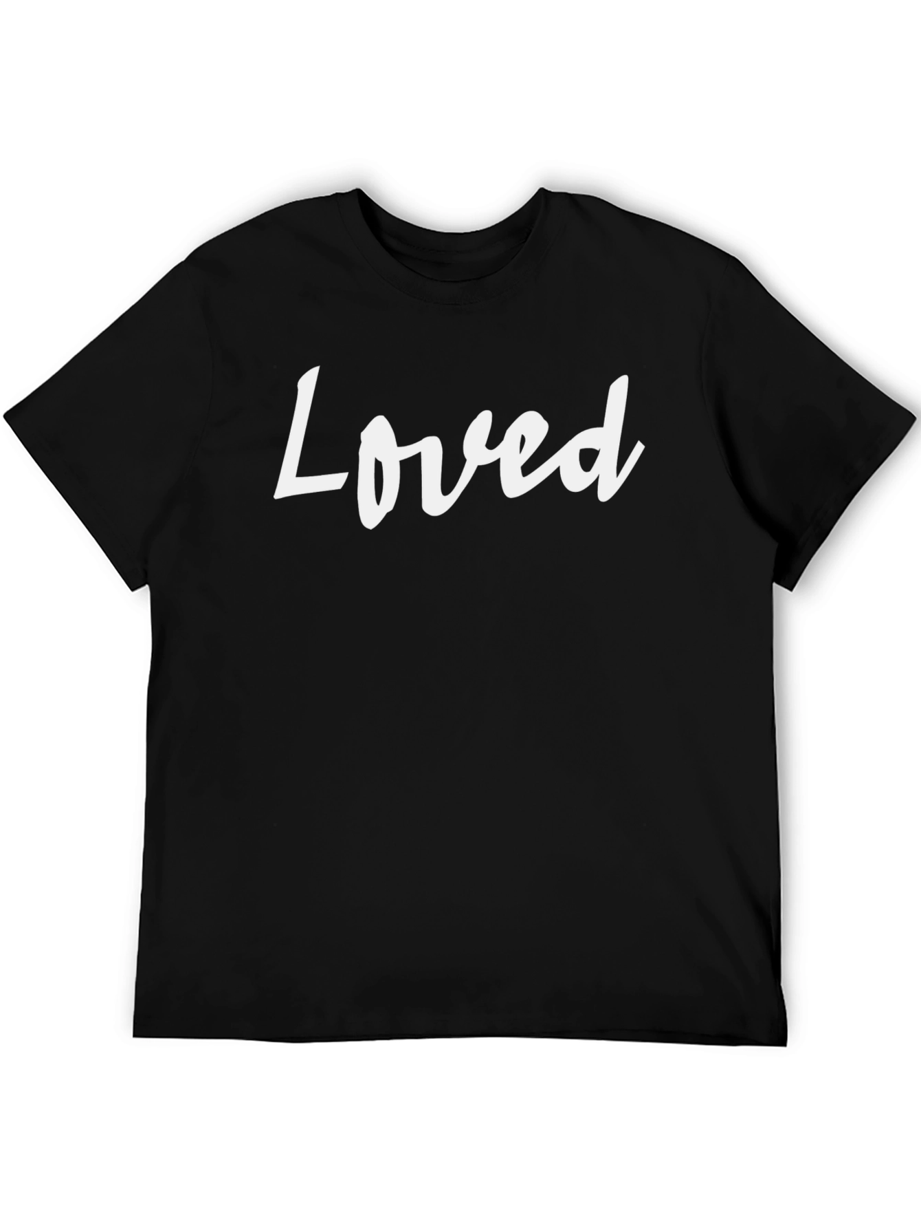 Black Loved Graphic T-Shirt - Casual Comfort view 5