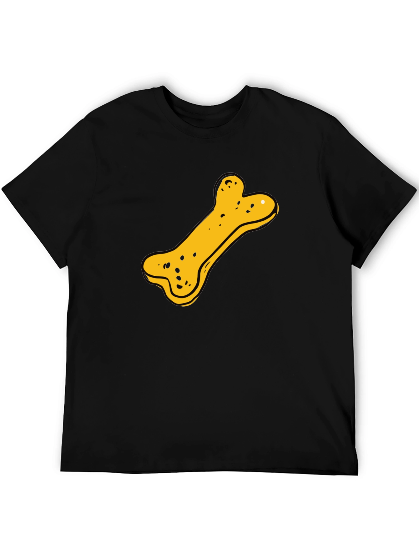 Black Dog Bone Graphic T-Shirt - Black view 5