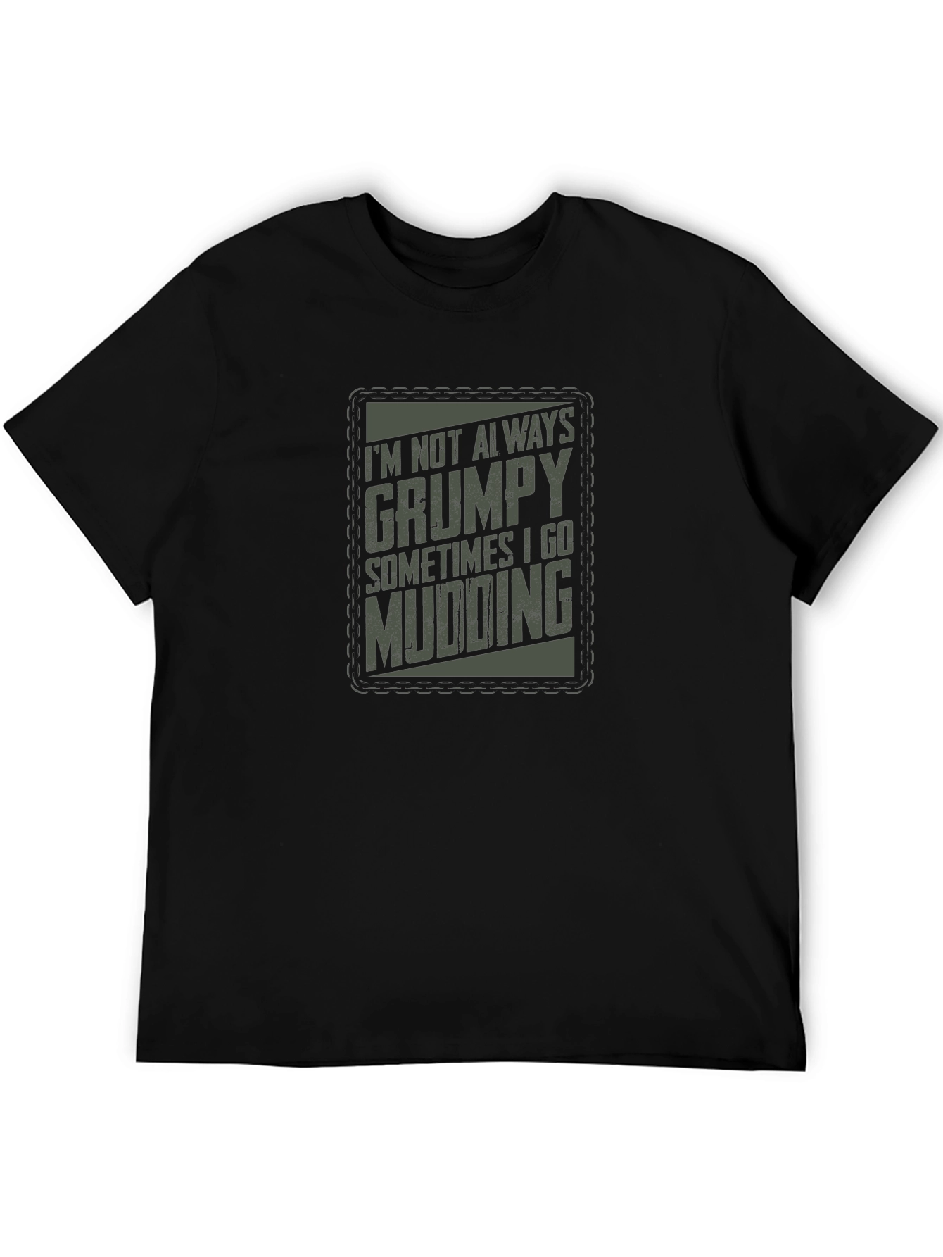 Black Grumpy Mudding Graphic Tee view 5
