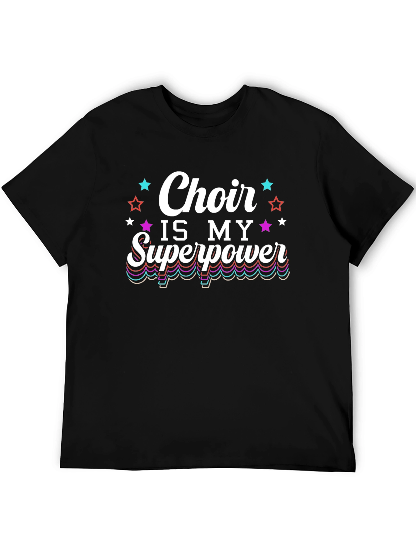 Black Choir is My Superpower Graphic Tee view 5