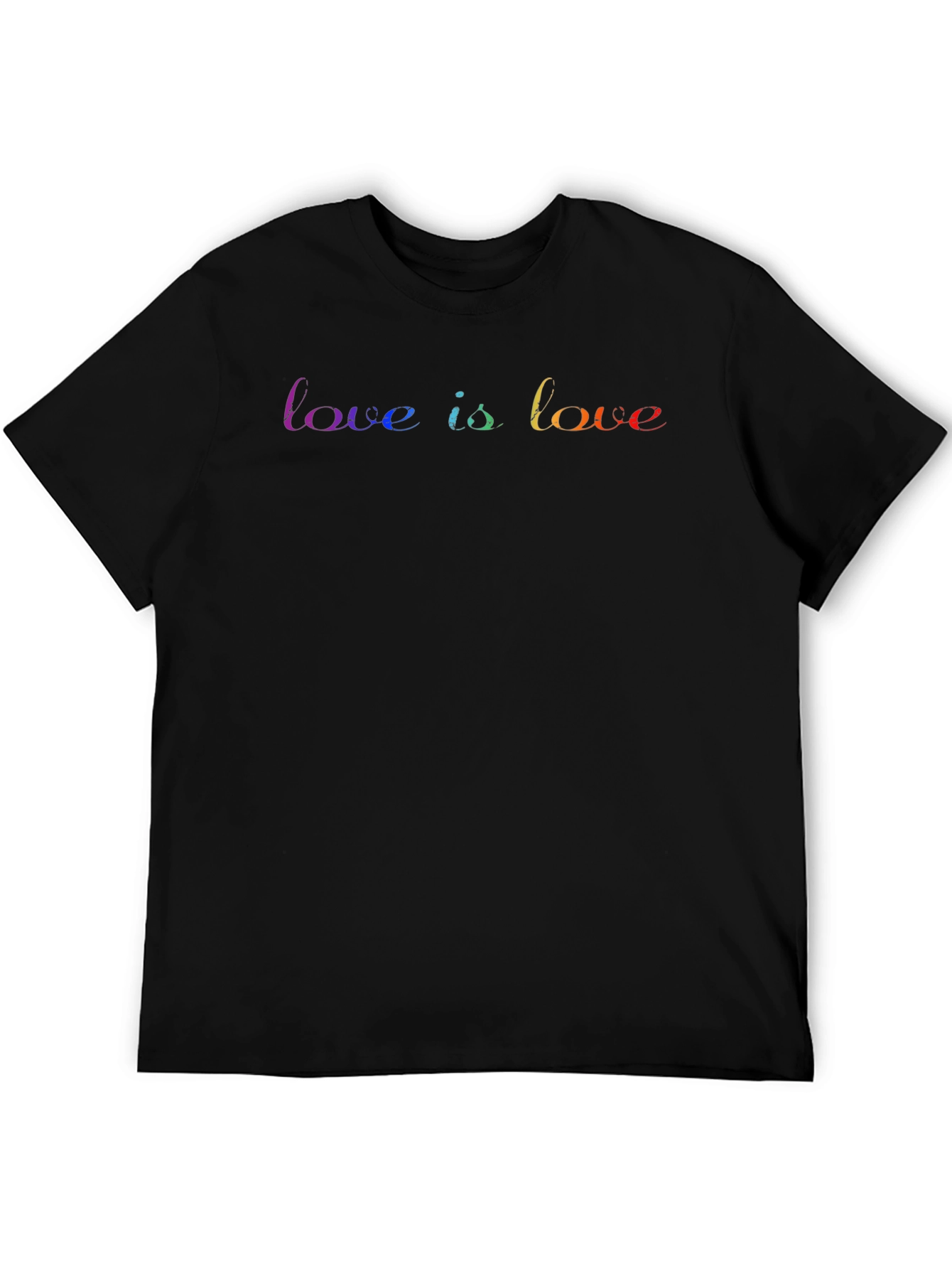 Black Love is Love Rainbow Pride Graphic Tee view 5