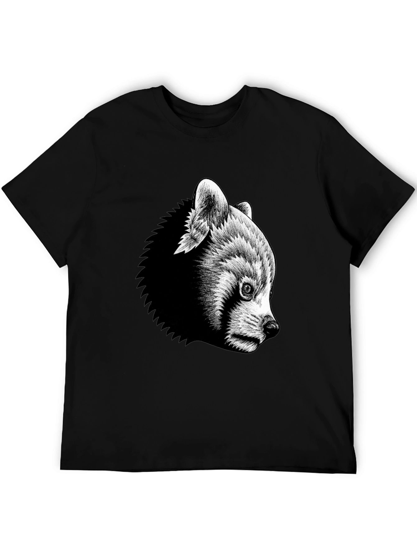 Black Black Bear Graphic Tee - Men's Short Sleeve Crew Neck view 5