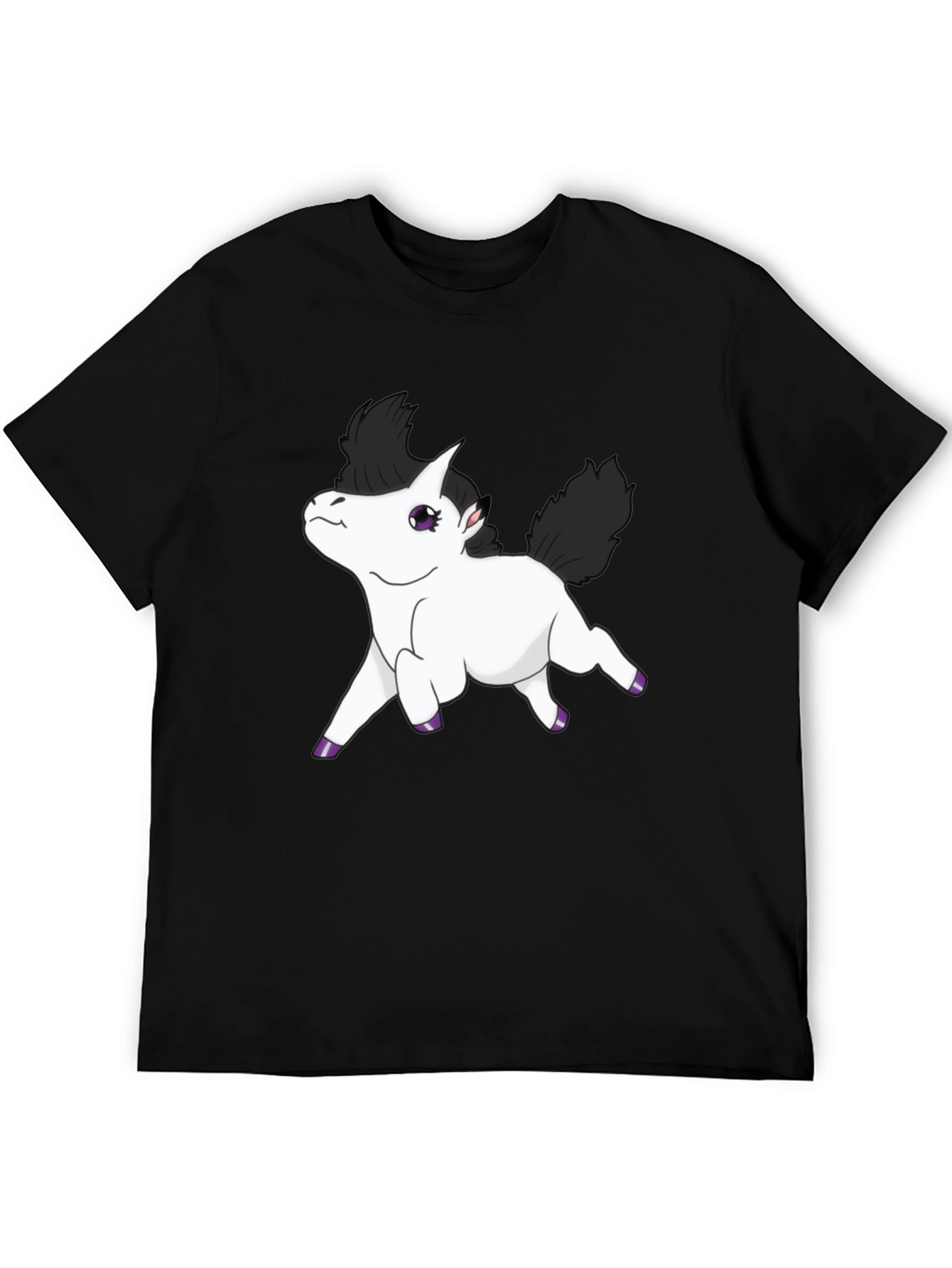Black Black Unicorn Graphic Tee - Men's Short Sleeve Shirt view 5