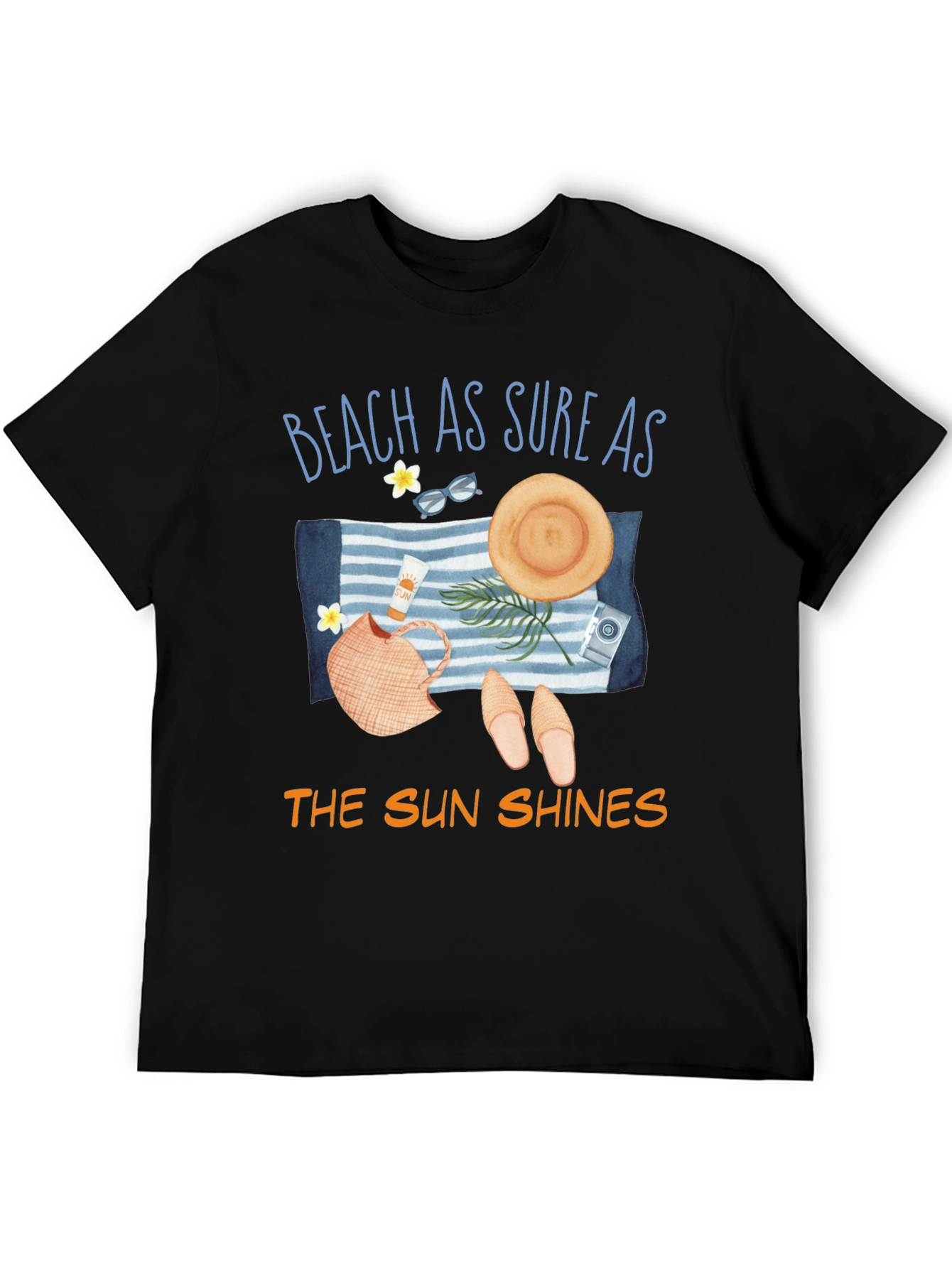 Black Beach As Sure As The Sun Shines Graphic T-Shirt view 5