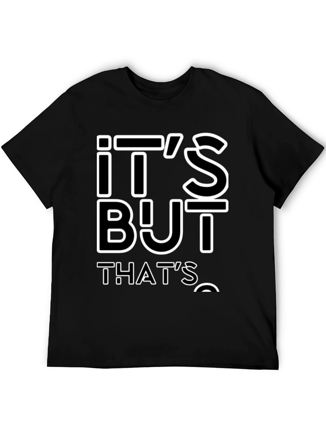 Black It's All About That's T-Shirt - Black view 5