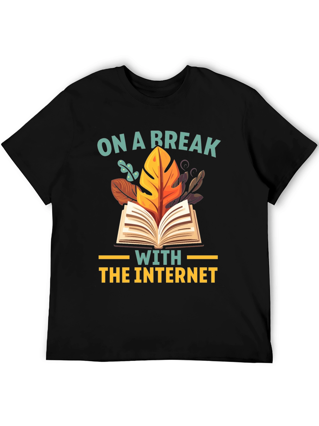 Black On a Break with the Internet Graphic Tee view 5