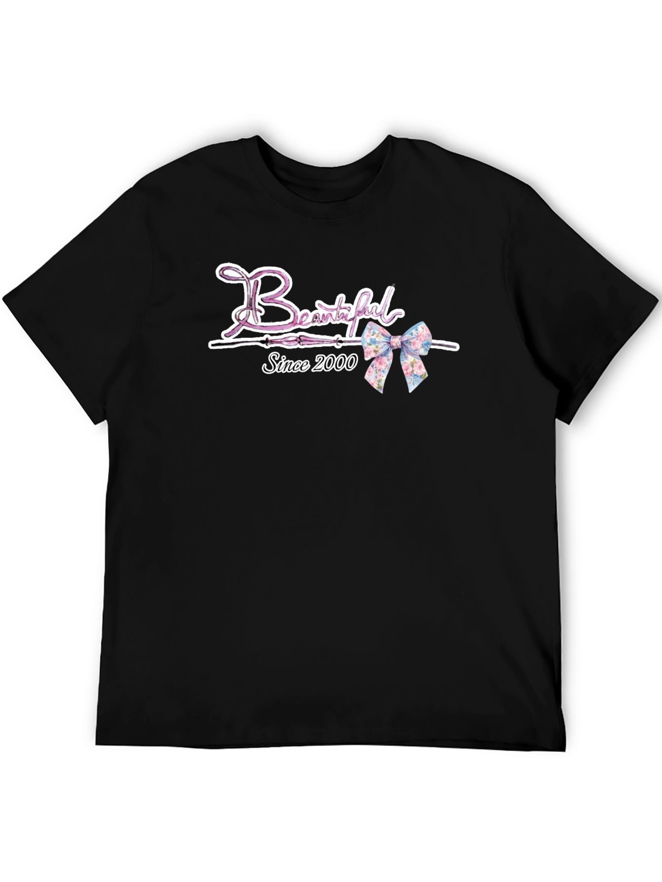 Black Beautiful Since 2000 Graphic Tee view 5