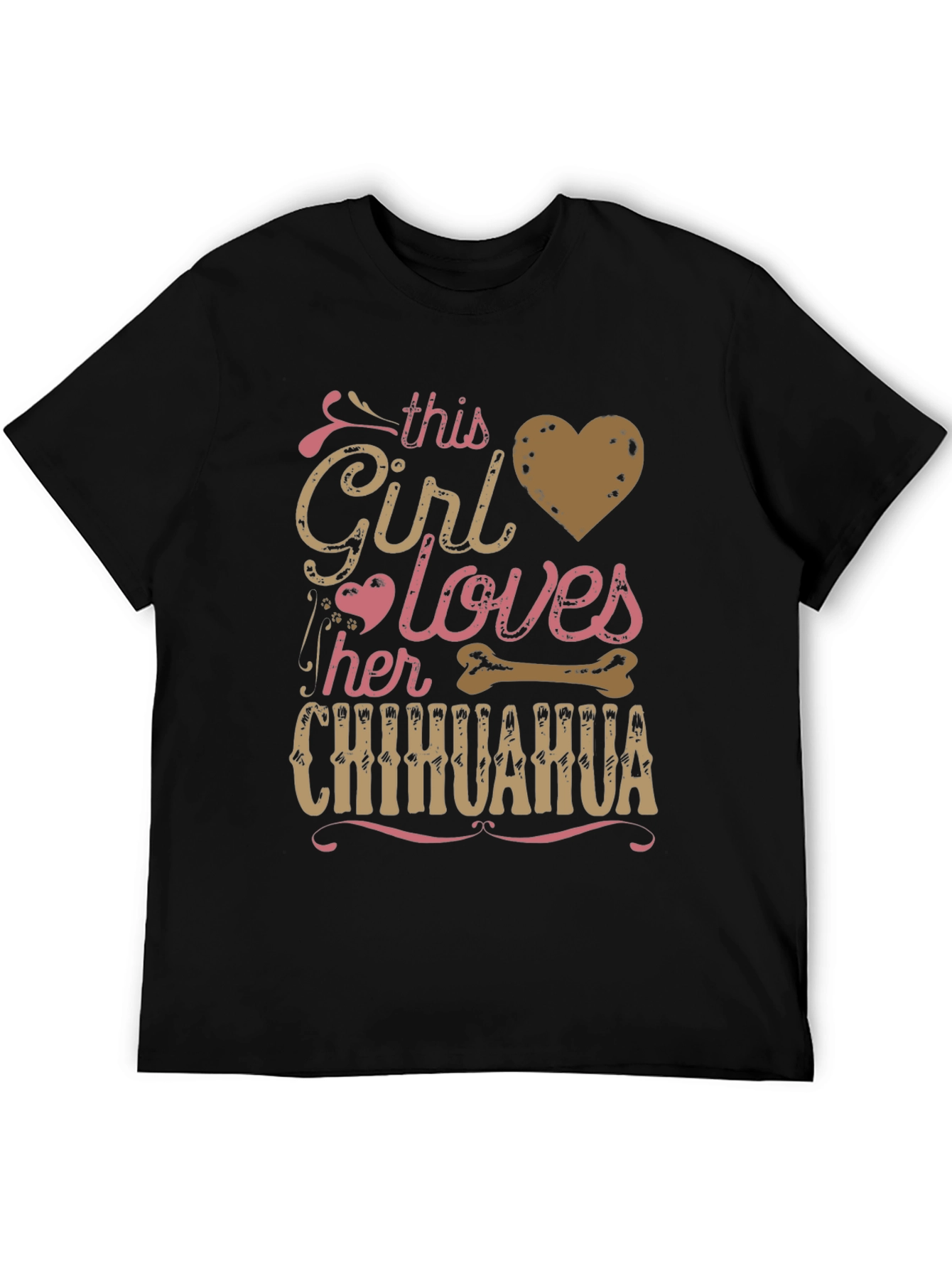Girl Loves Chihuahua T-Shirt - Dog Lover Tee - 5