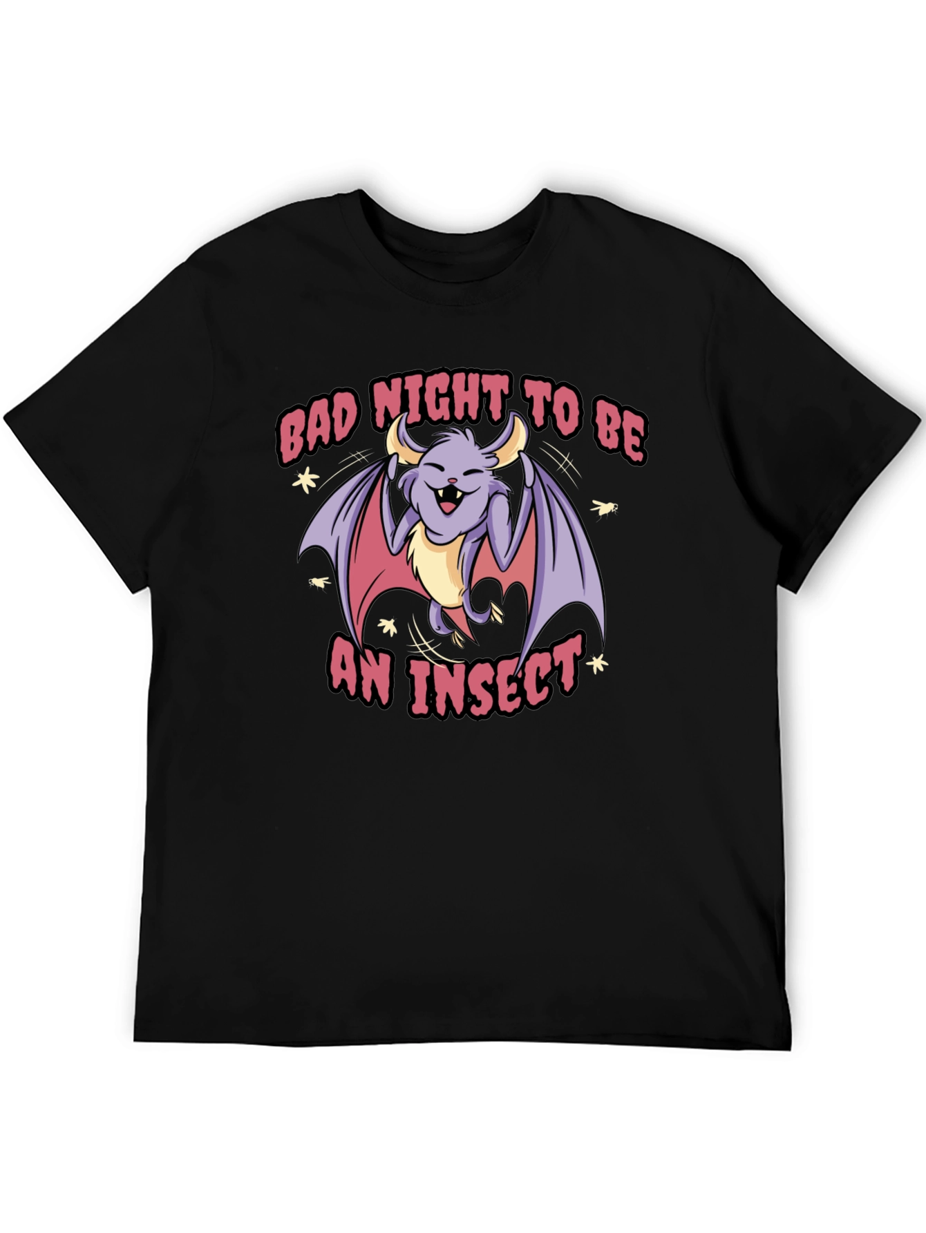Black Bad Night To Be An Insect T-Shirt view 5