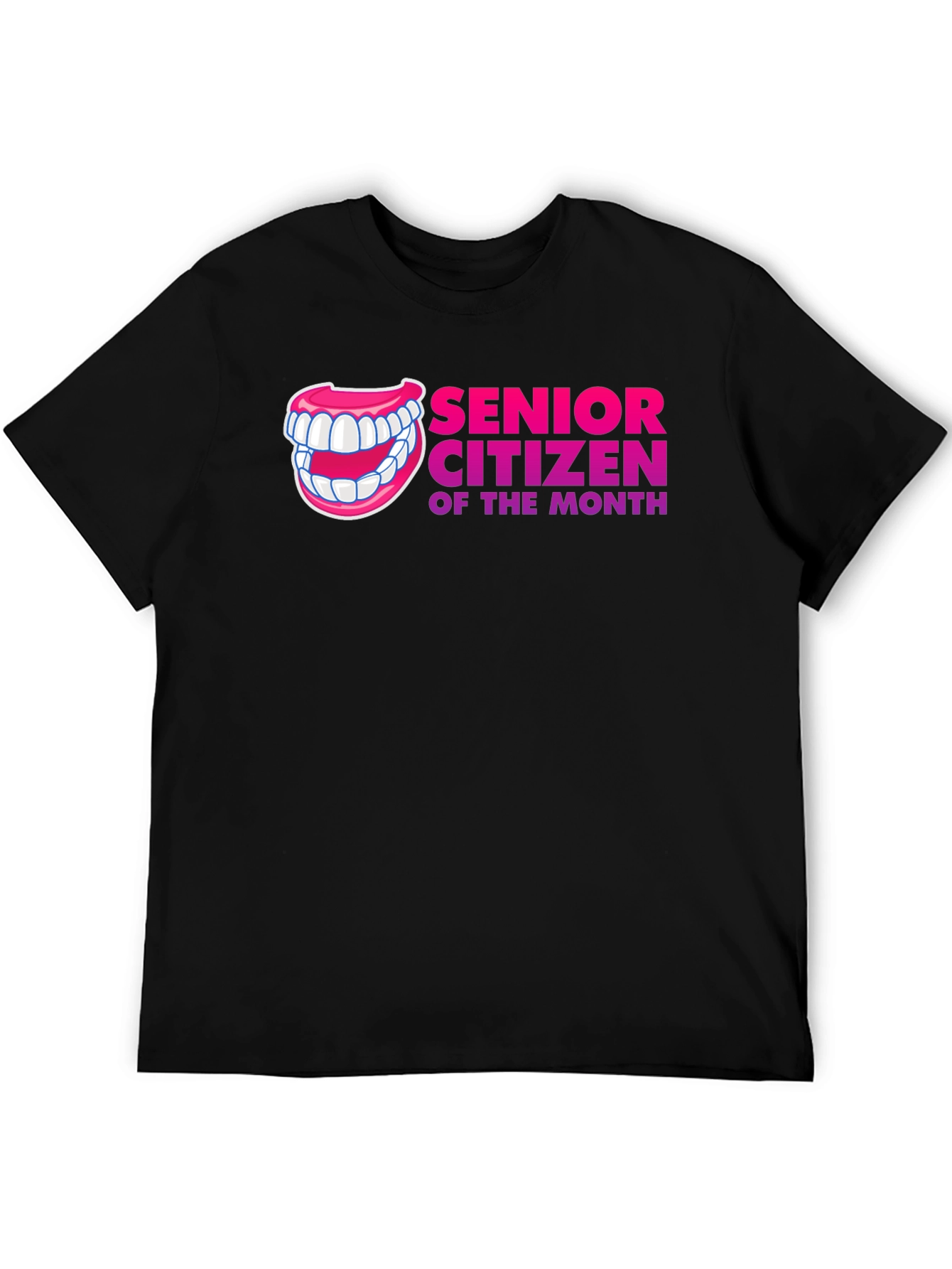 Black Senior Citizen of the Month Graphic T-Shirt view 5