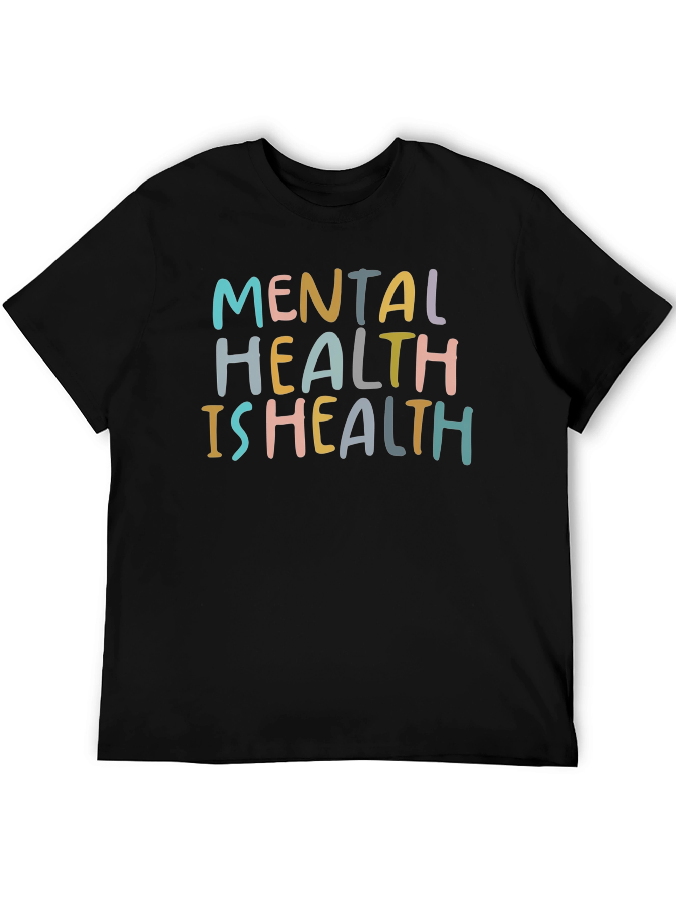 Black Mental Health is Health Graphic T-Shirt view 5