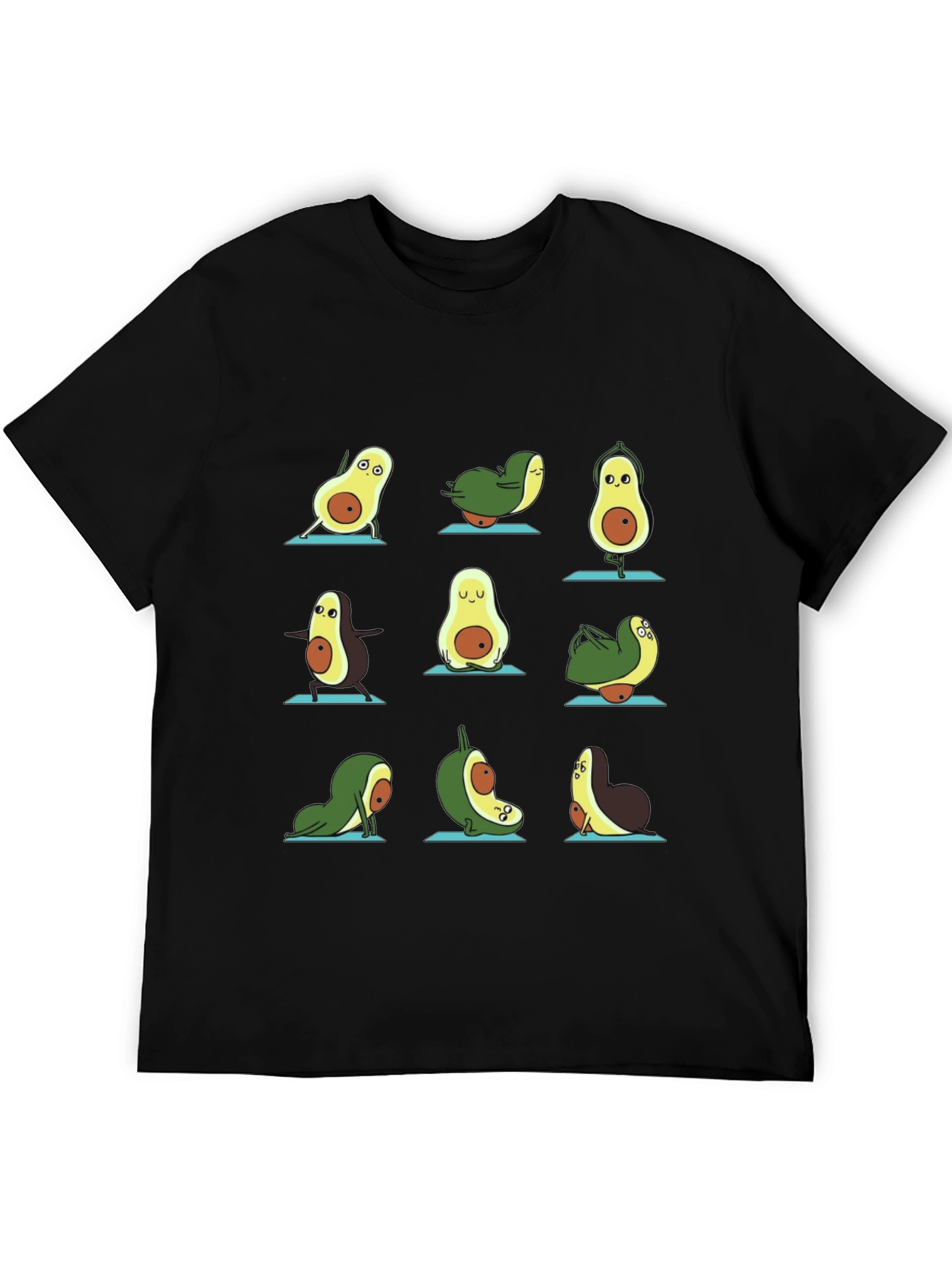 Black Avocado Yoga T-Shirt view 5