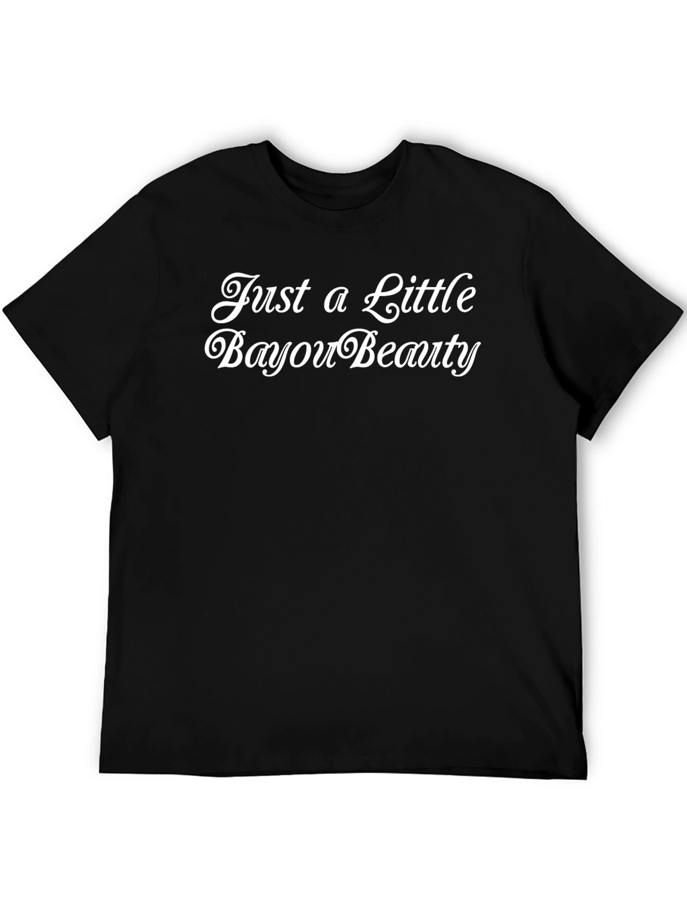 Black Just A Little Bayou Beauty T-Shirt view 5