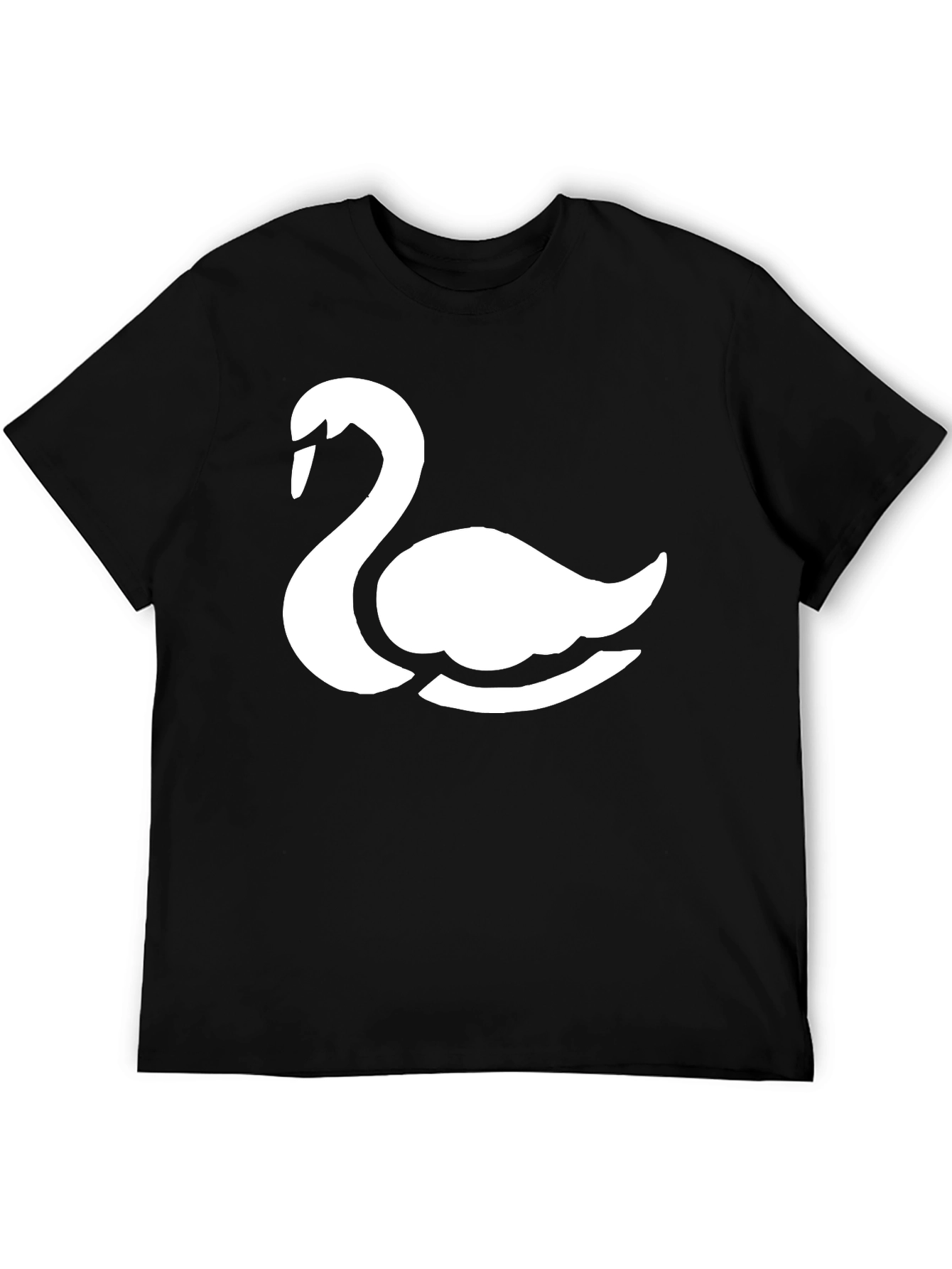 Black Swan Graphic Black T-Shirt - Stylish & Comfortable view 5
