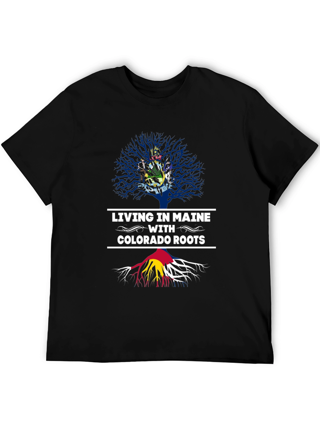 Black Maine Living Colorado Roots Graphic Tee view 5