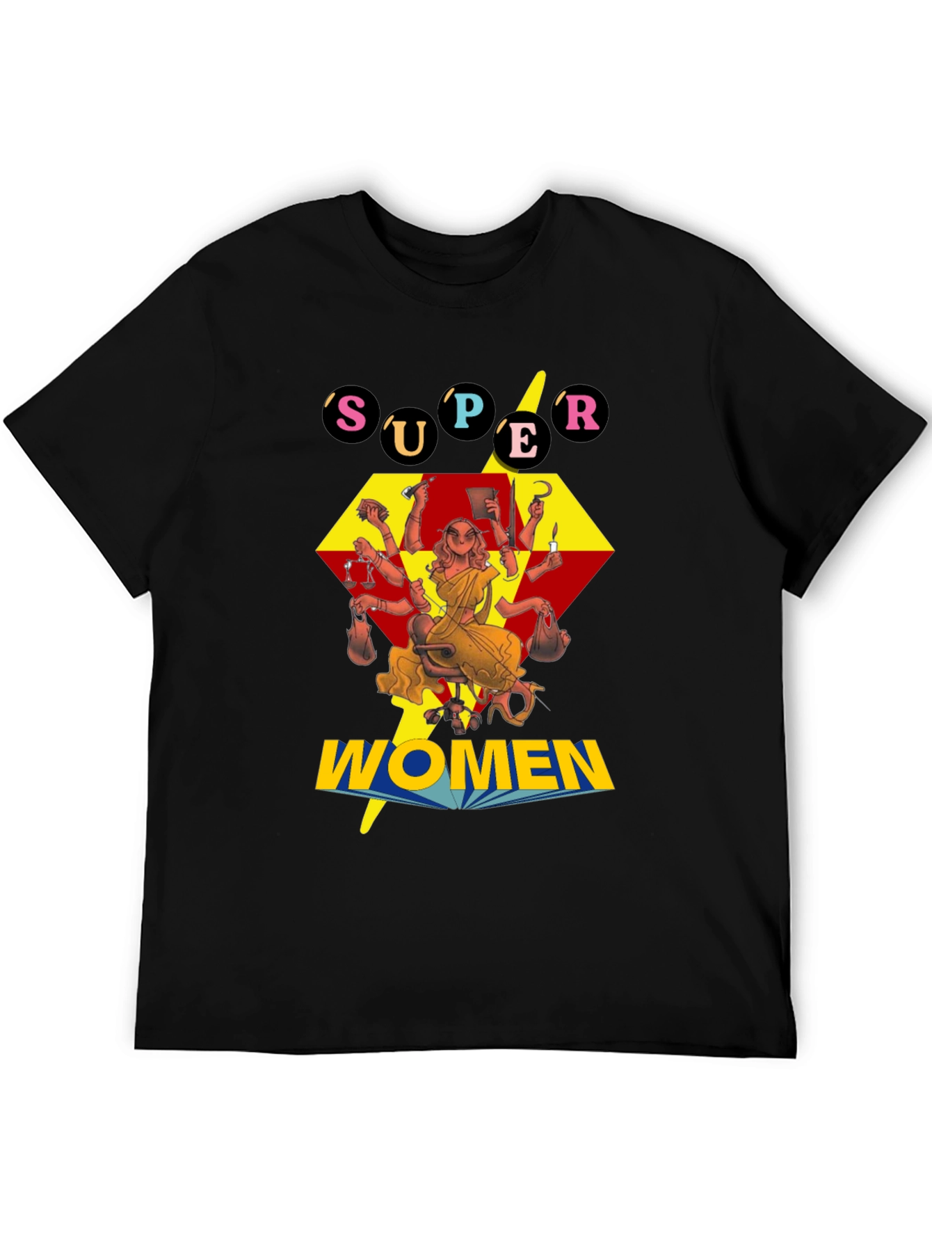Super Women Graphic Tee - Empowering Design - 5