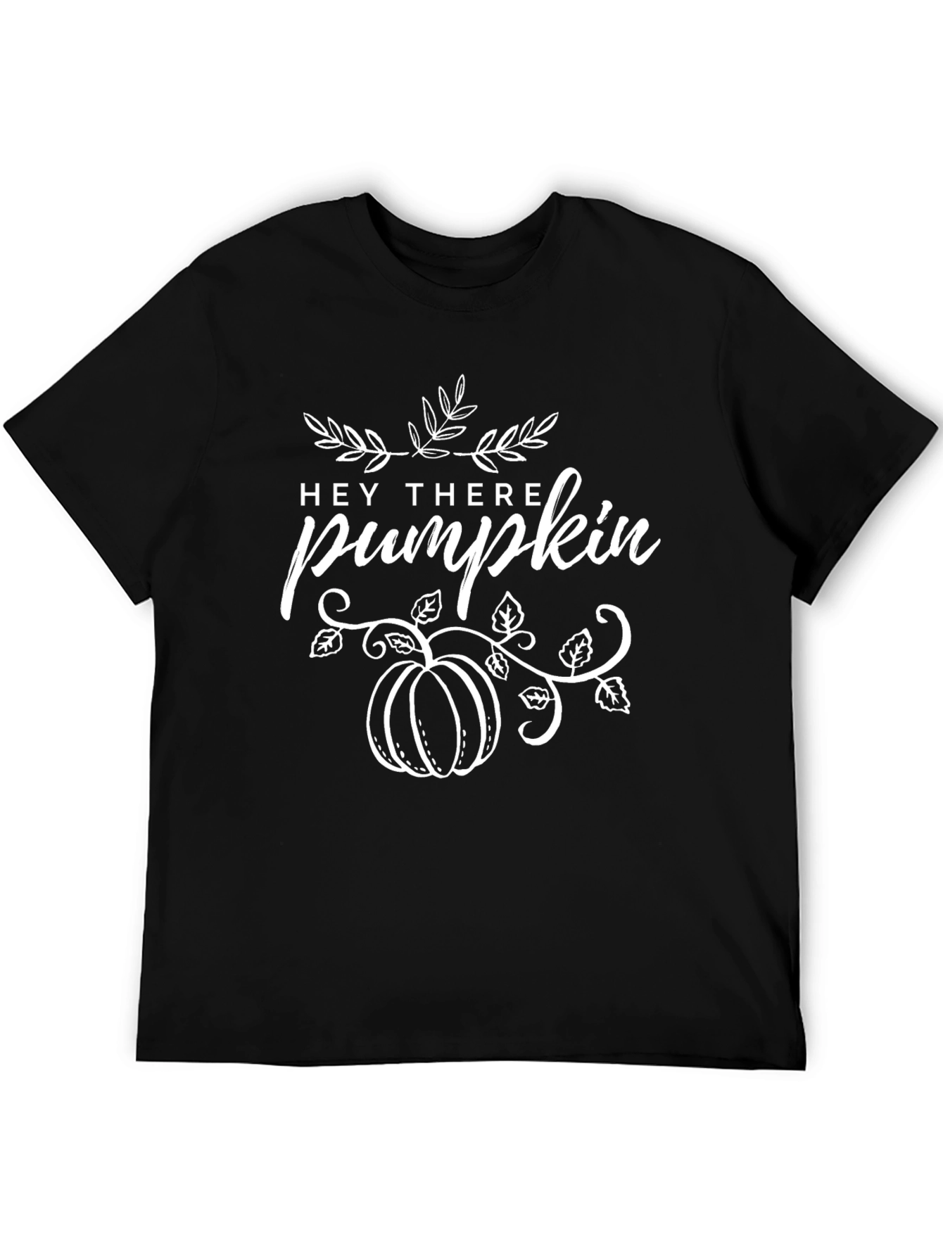 Black Hey There Pumpkin Black T-Shirt view 5