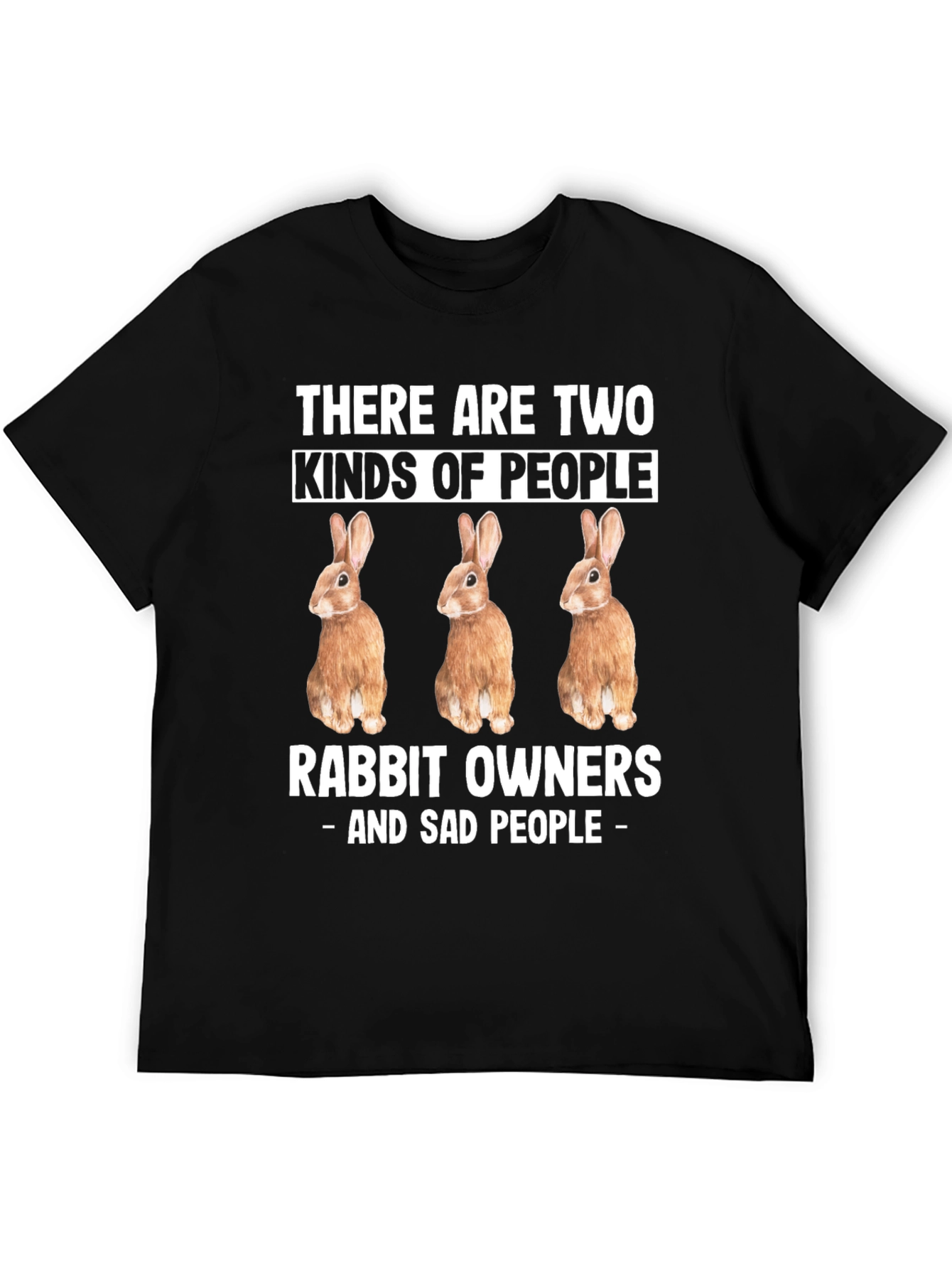 Black Rabbit Owners - T-Shirt, Funny Novelty Tee view 5