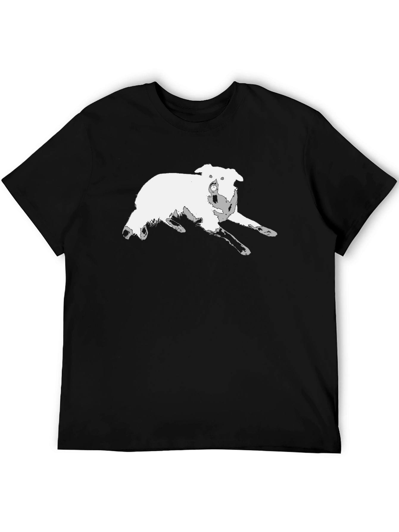 Black Dog Graphic Black T-Shirt view 5