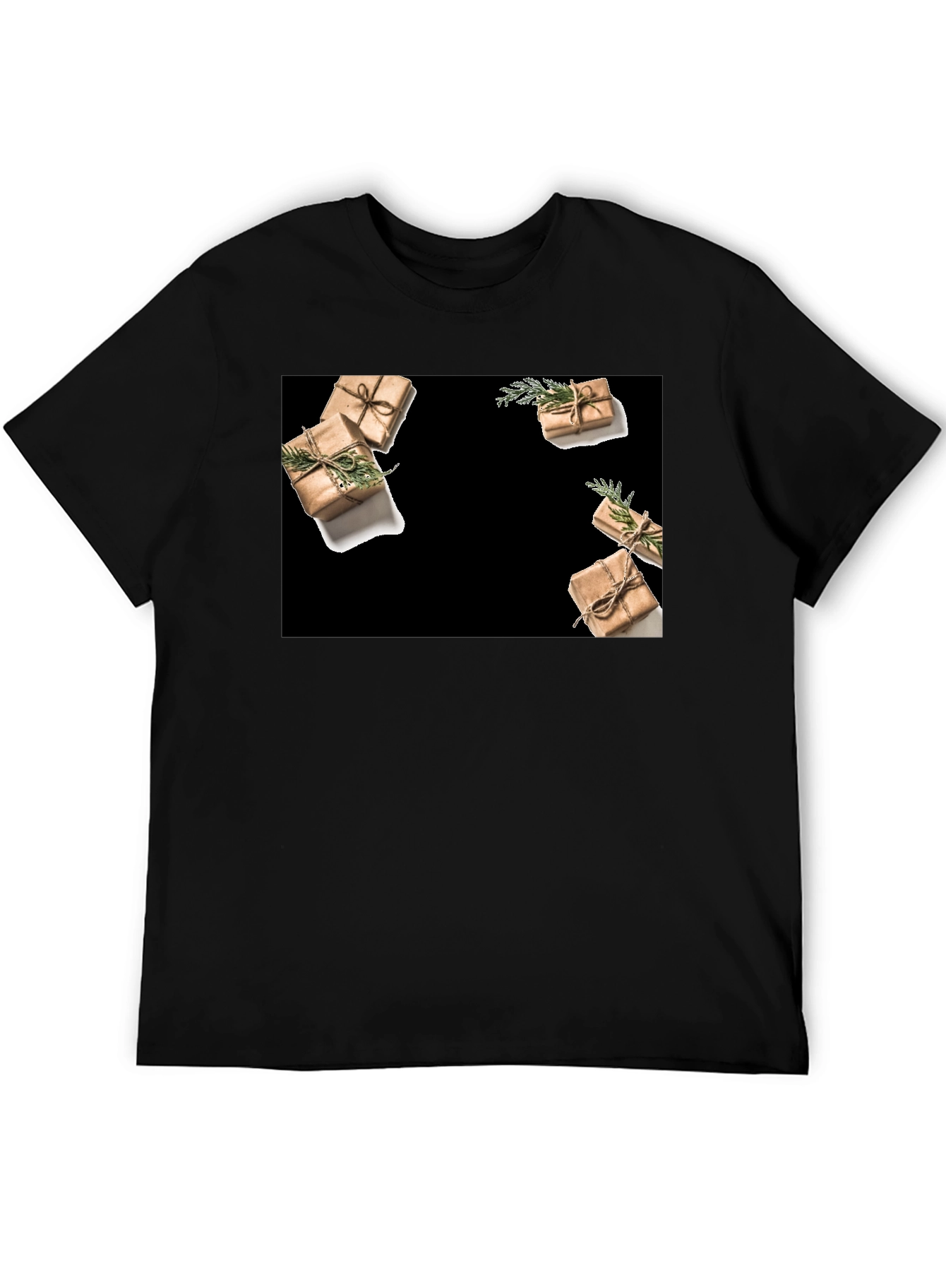 Black Gifts All Around T-Shirt, Black view 5