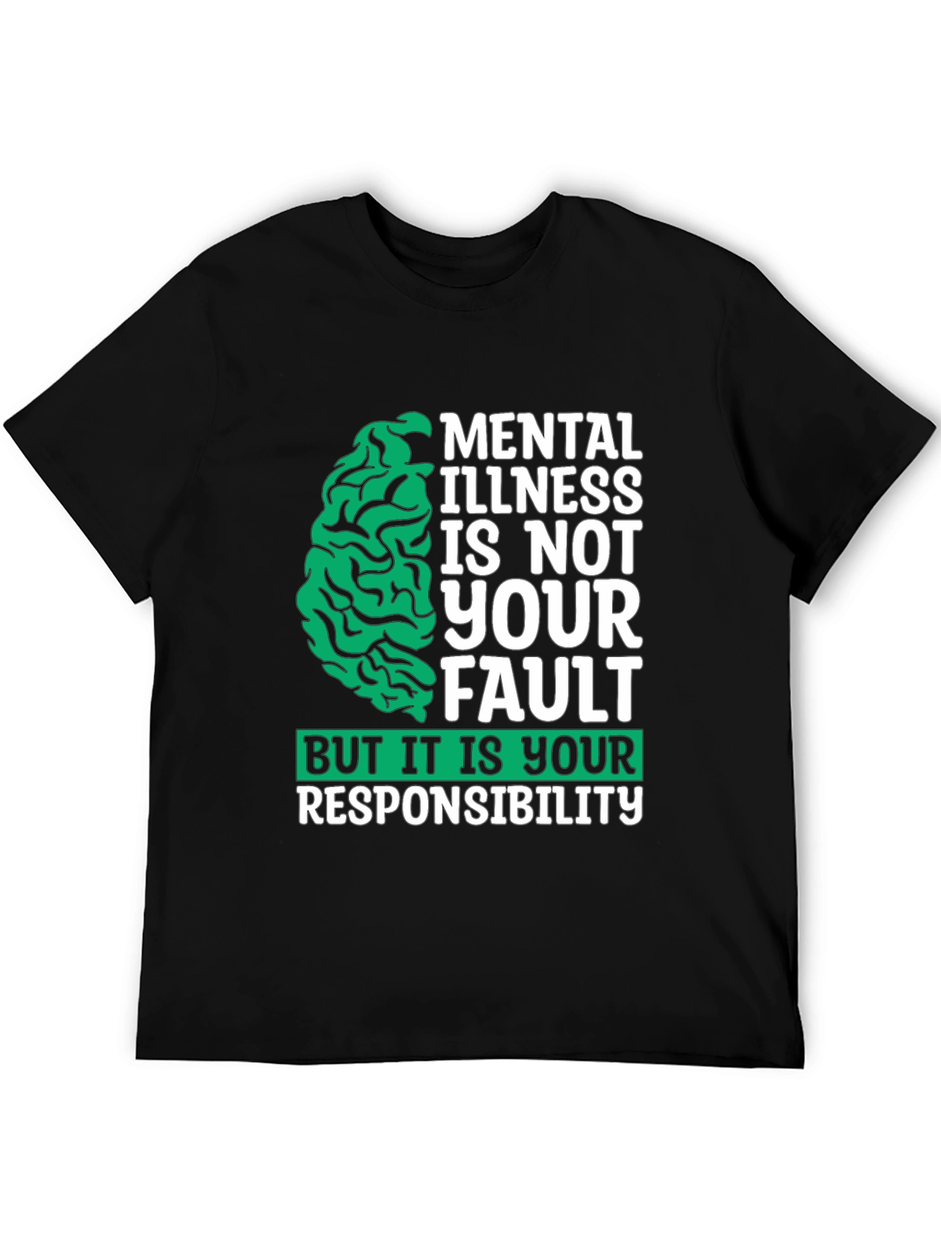 Black Mental Health Awareness T-Shirt view 5