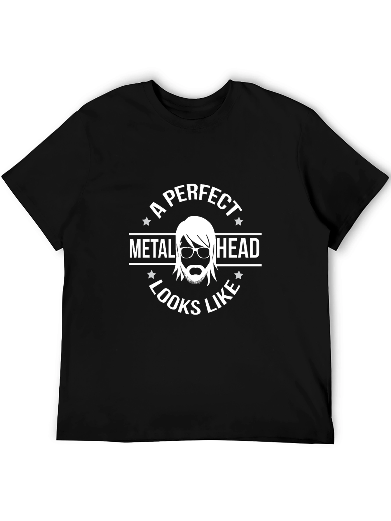 A Perfect Metal Head Looks Like T-Shirt - 5