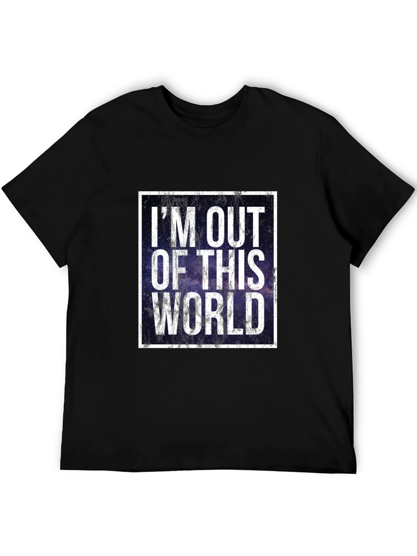 Black Out of This World Graphic T-Shirt view 5