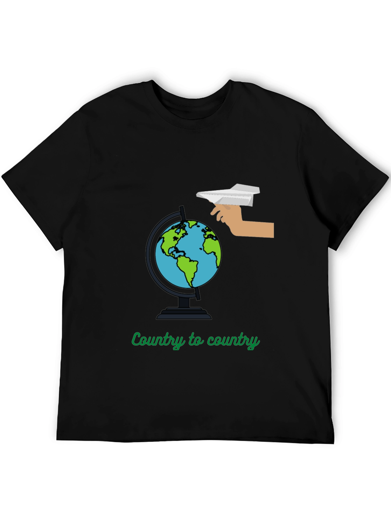 Country to Country Globe Graphic Tee - Travel T-Shirt - 5