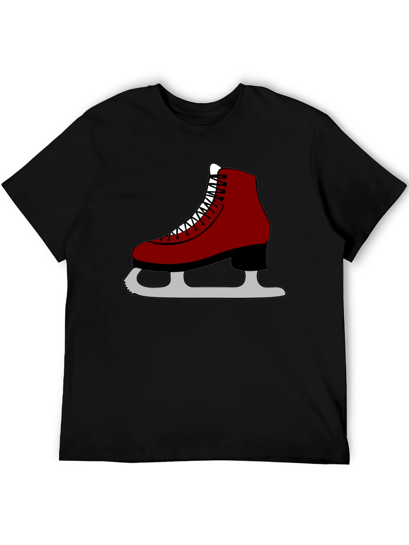 Black Skate Graphic T-Shirt, Black, Unisex view 5