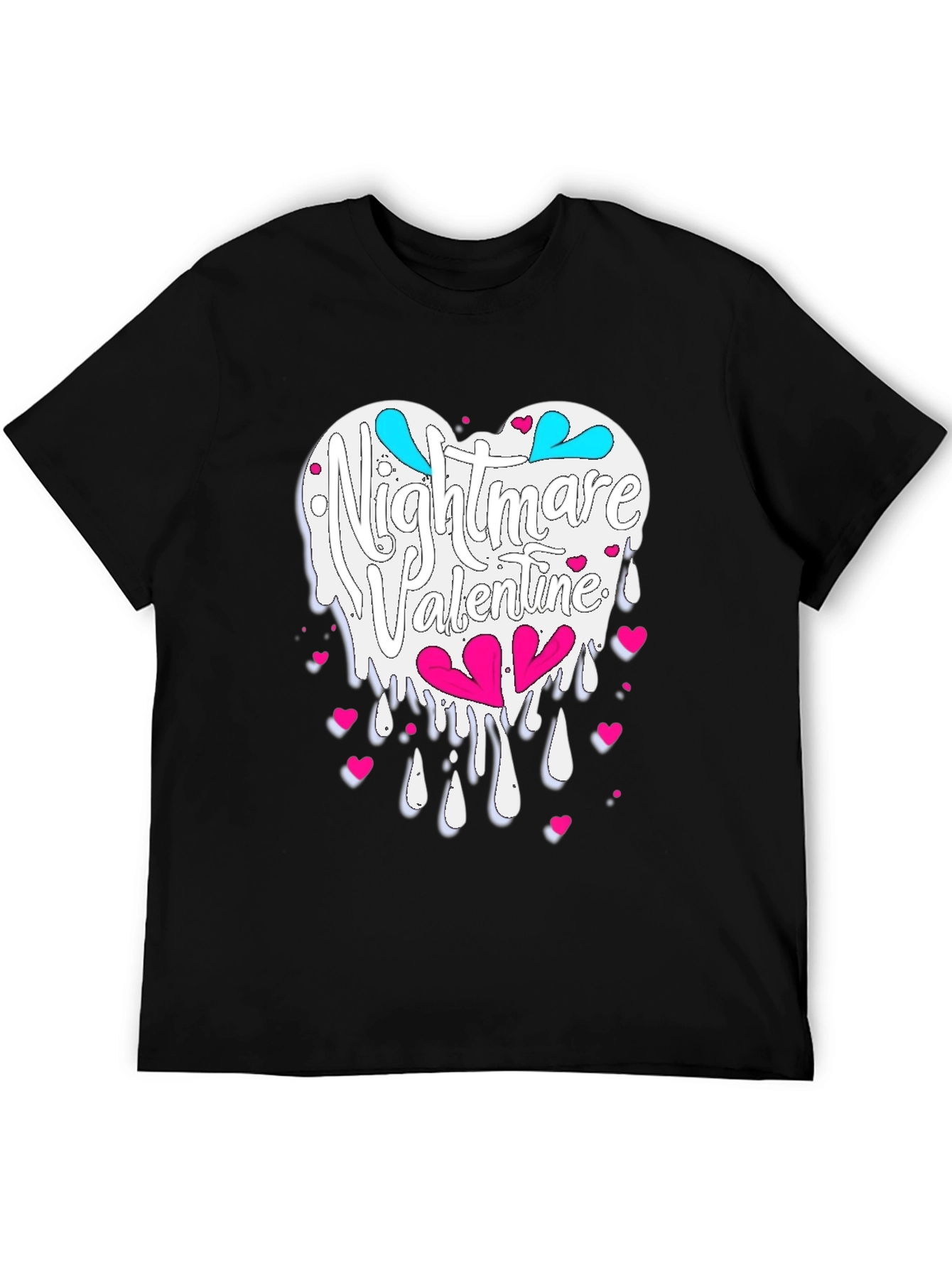 Black Nightmare Valentine T-Shirt view 5