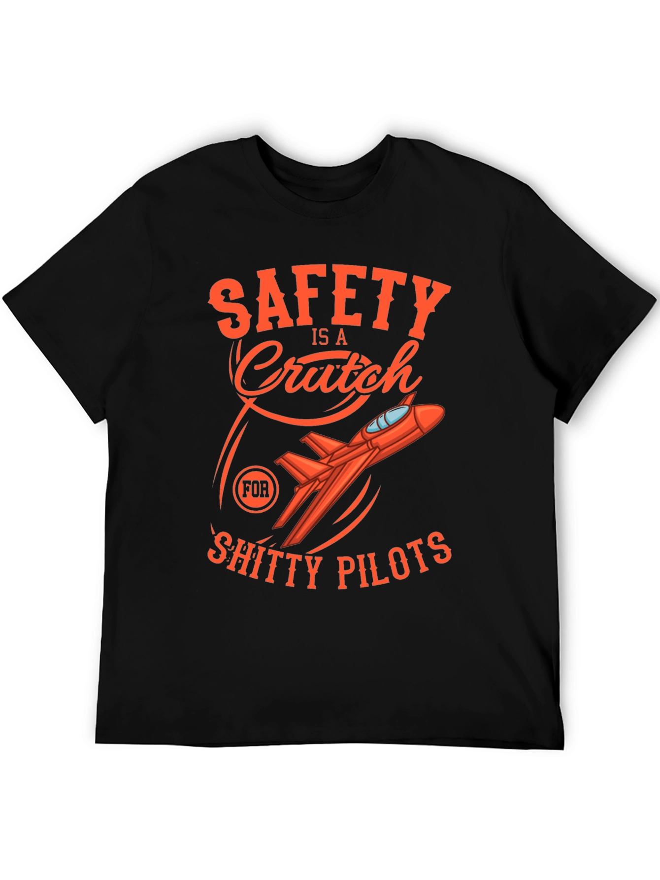 Black Safety is a Crutch T-Shirt view 5